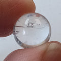 Rare Moving Enhydro Clear Quartz Sphere - Water Bubble Inclusion Crystal Sphere