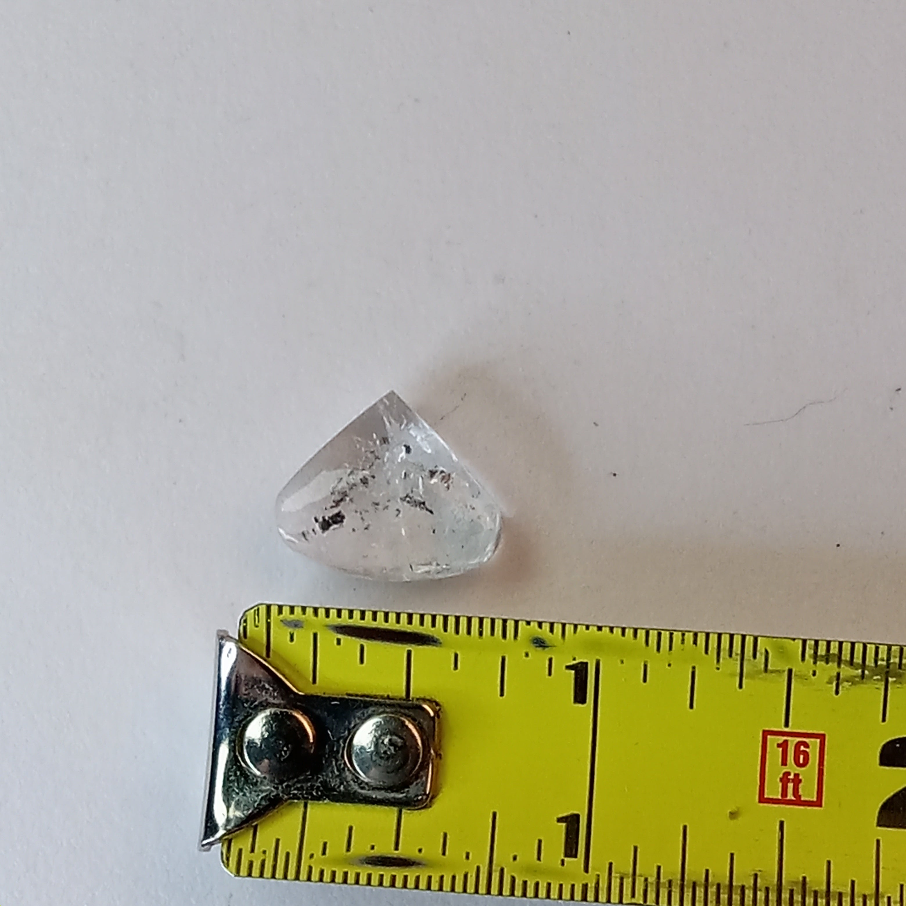 Moving Carbon Sand Enhydro Quartz – Clear Quartz Freeform with Floating Inclusions