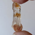Scepter Enhydro Petroleum Quartz with Visible Oil Bubble & UV Reactive Inclusions