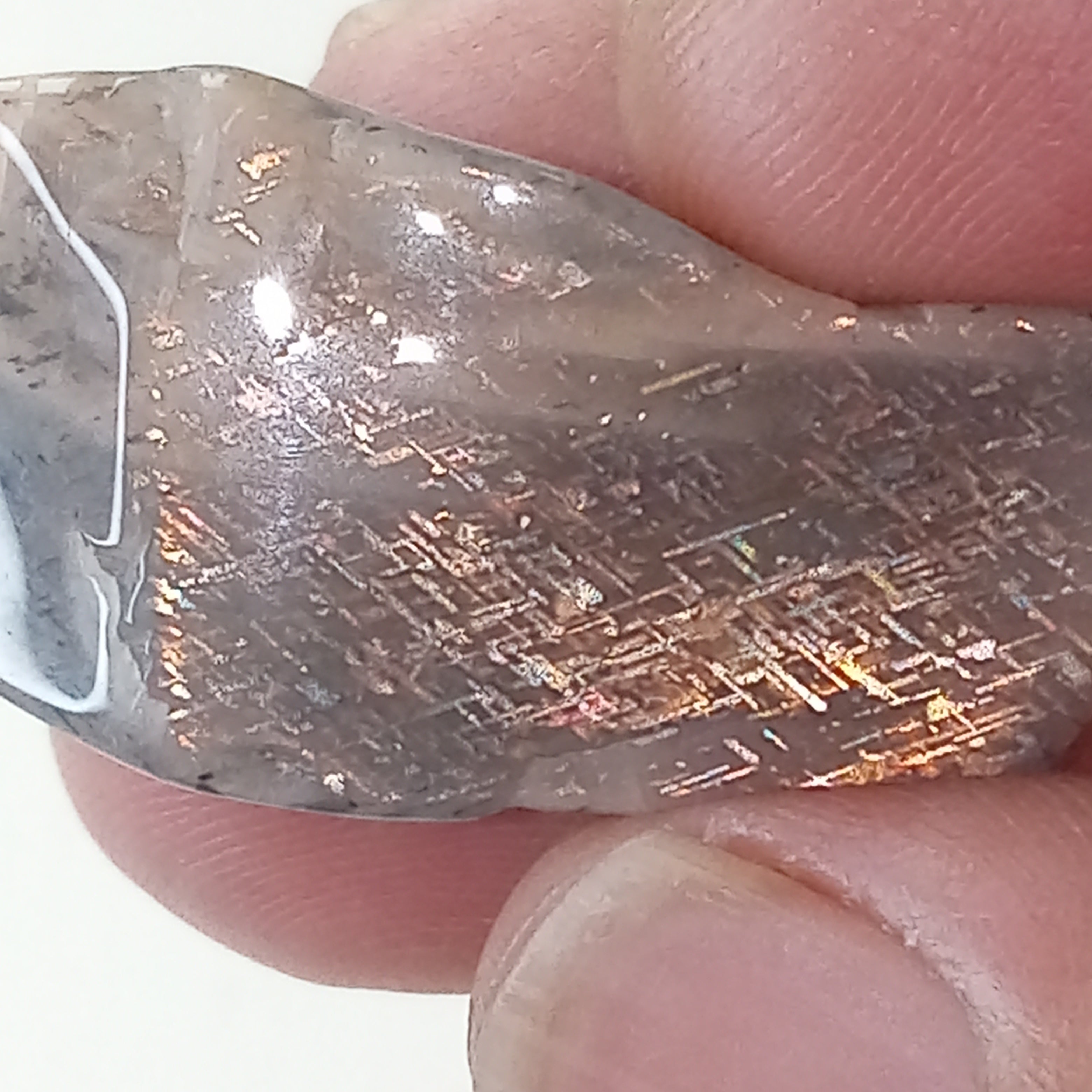 Rainbow Lattice Sunstone Polished Specimen | Tanzania | 10g
