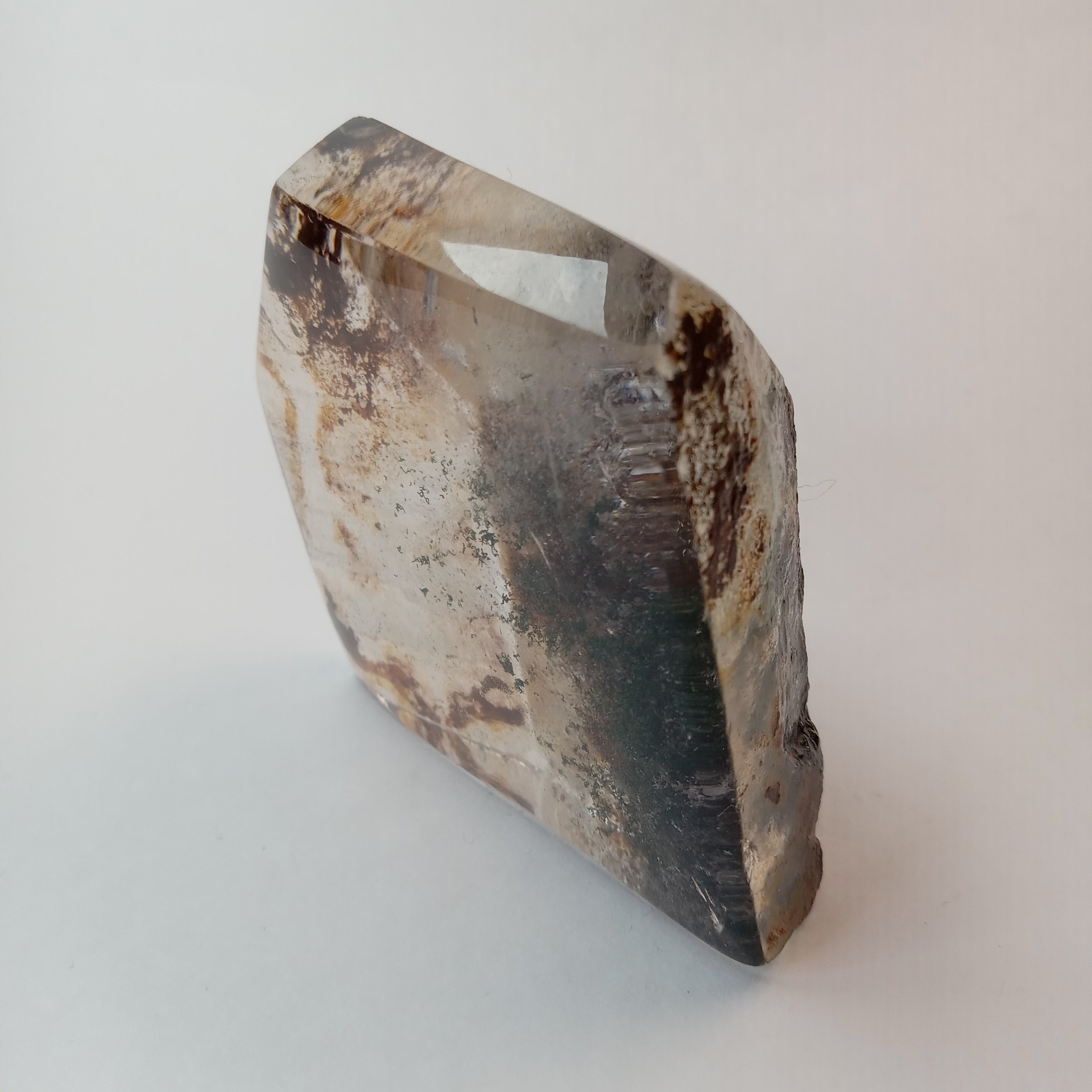 Garden Quartz Freeform with Scenic Landscape Inclusions