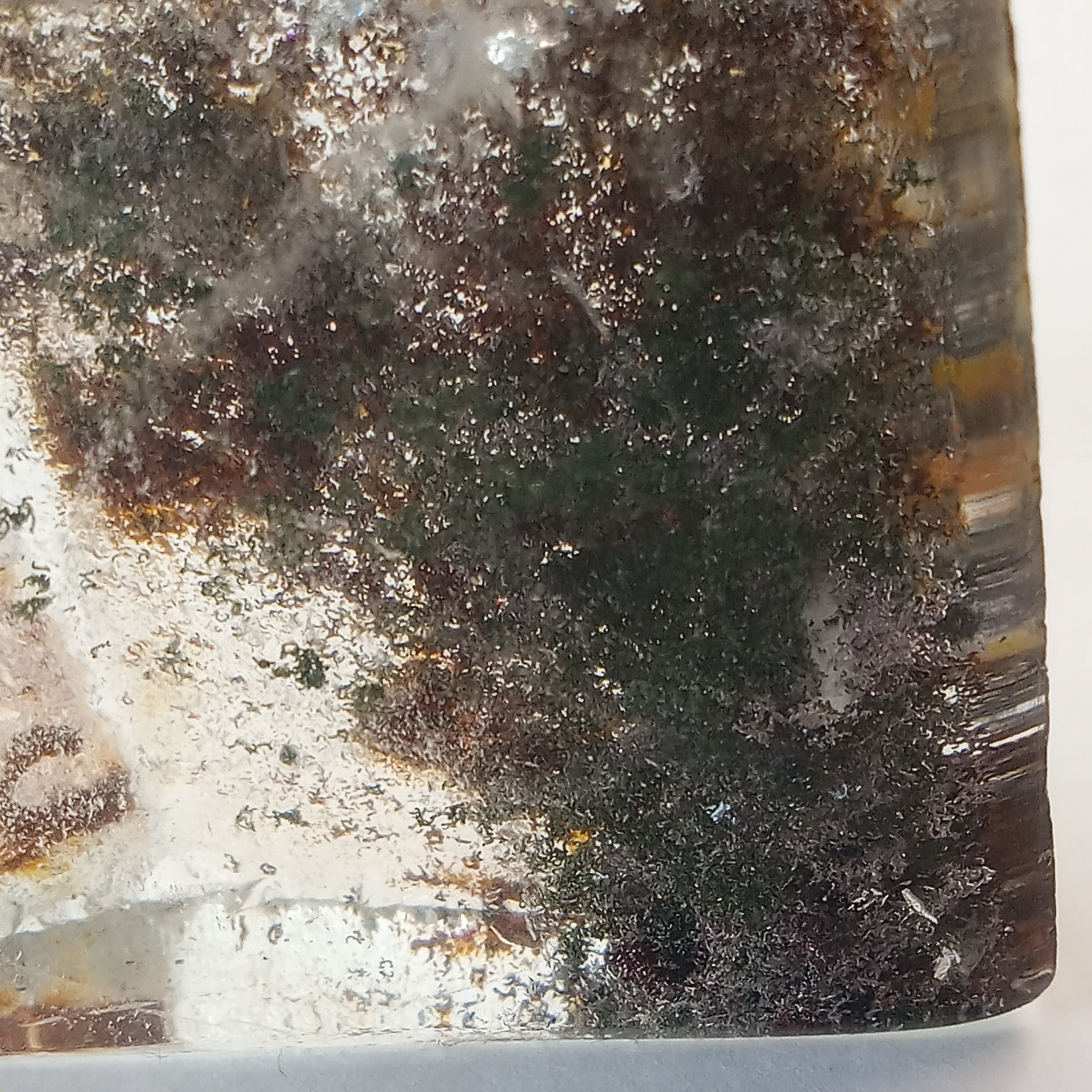Garden Quartz Freeform with Scenic Landscape Inclusions