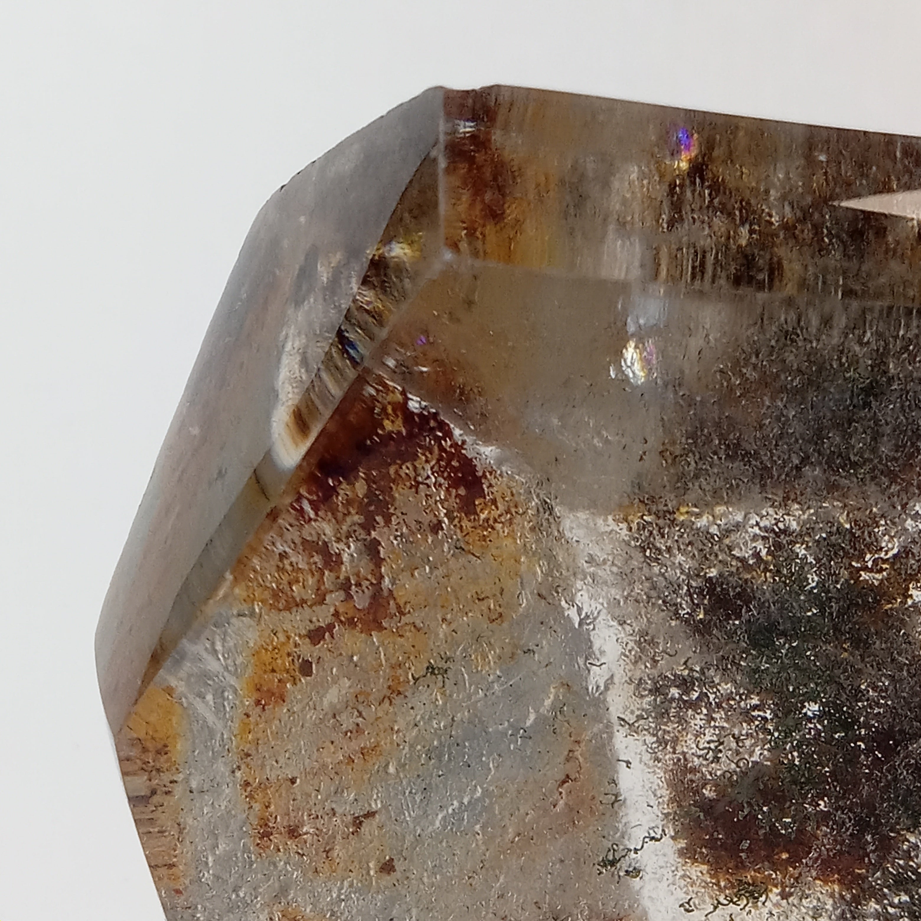 Garden Quartz Freeform with Scenic Landscape Inclusions