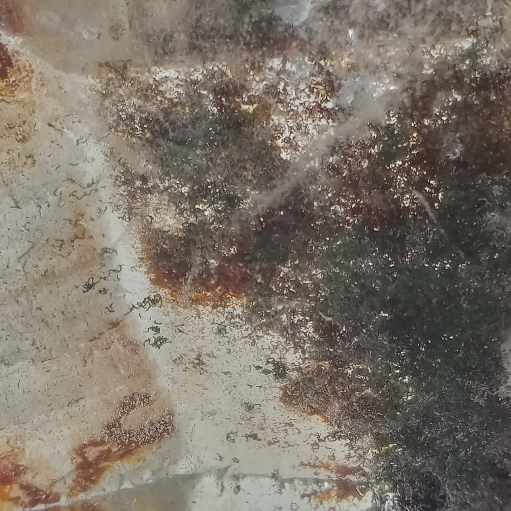 Garden Quartz Freeform with Scenic Landscape Inclusions