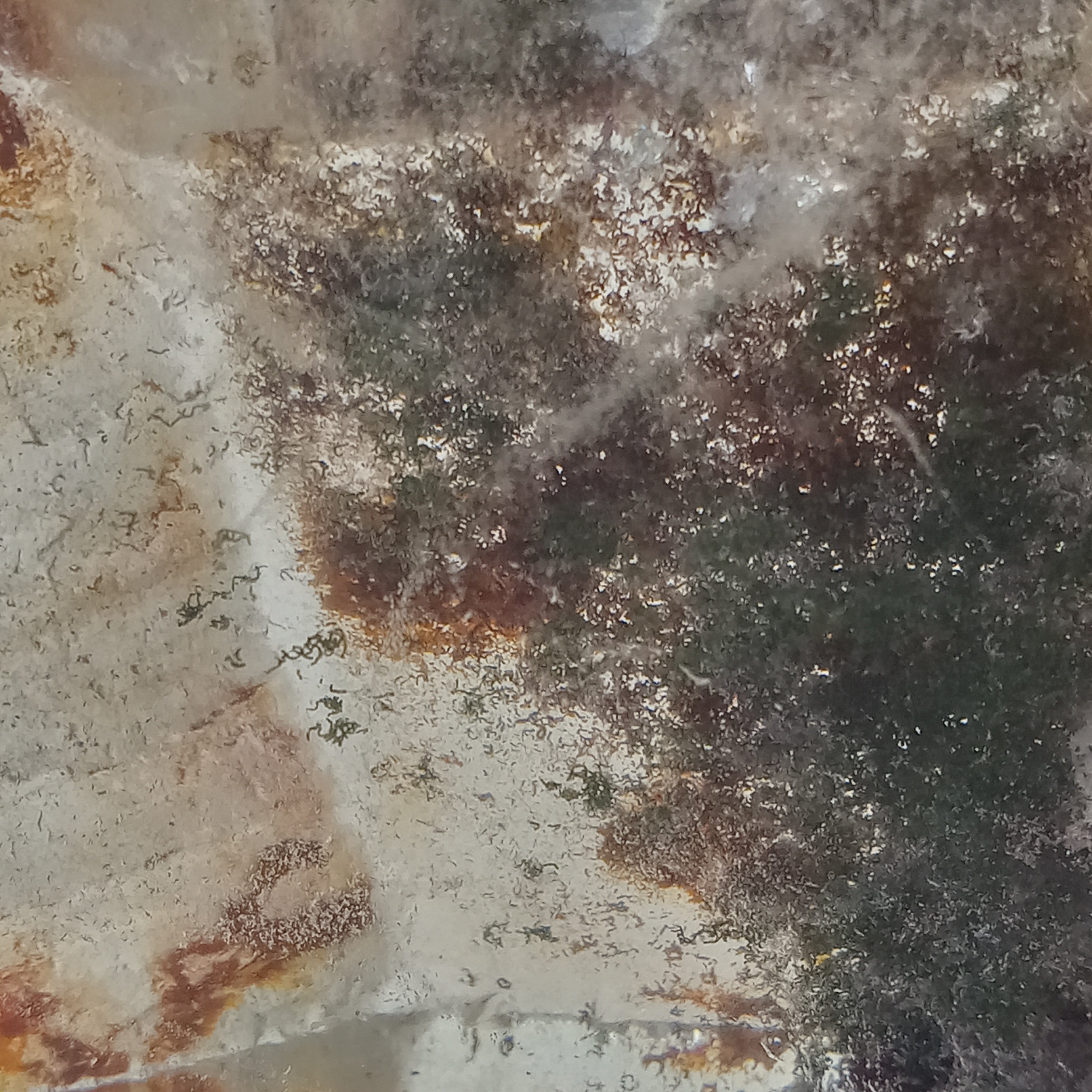 Garden Quartz Freeform with Scenic Landscape Inclusions