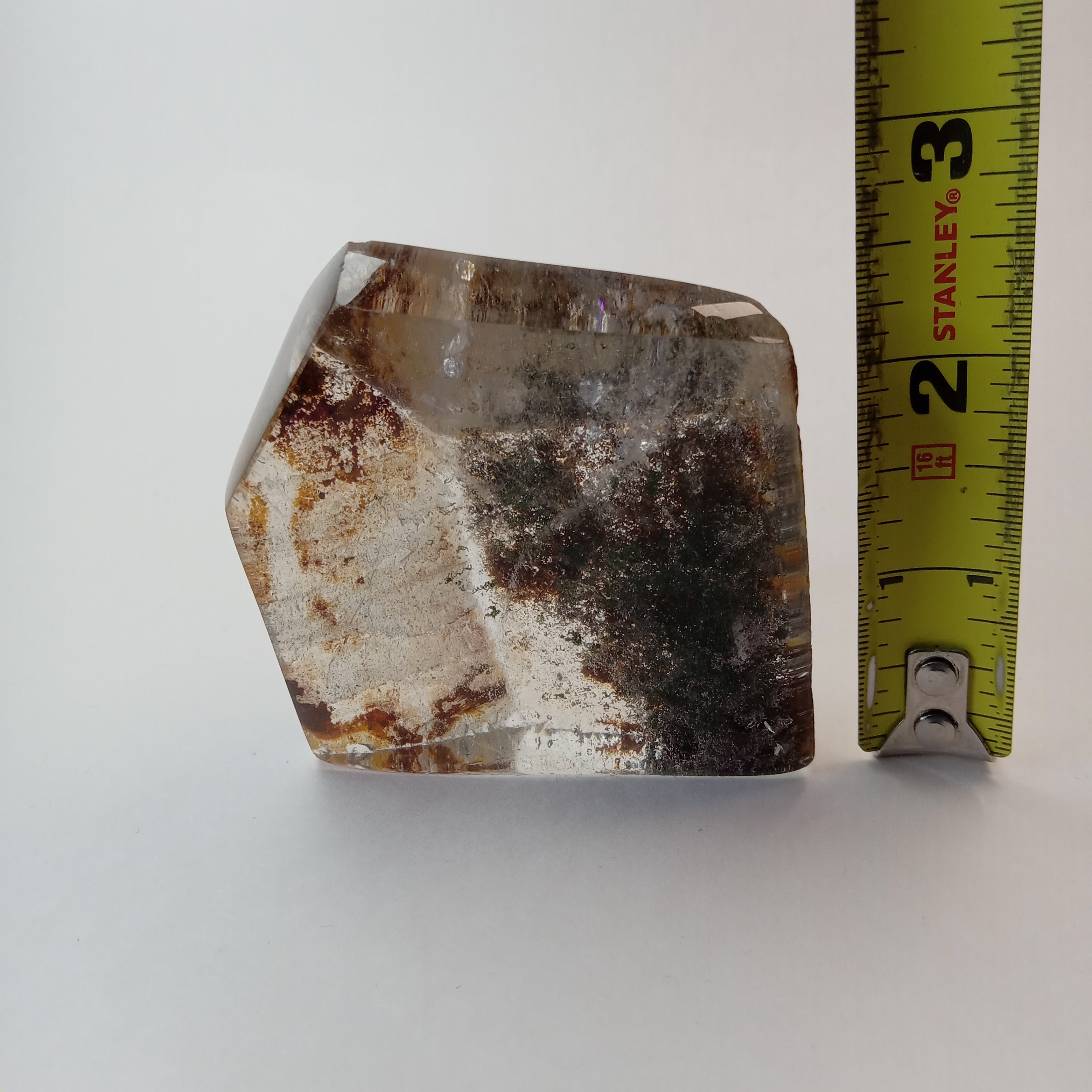 Garden Quartz Freeform with Scenic Landscape Inclusions