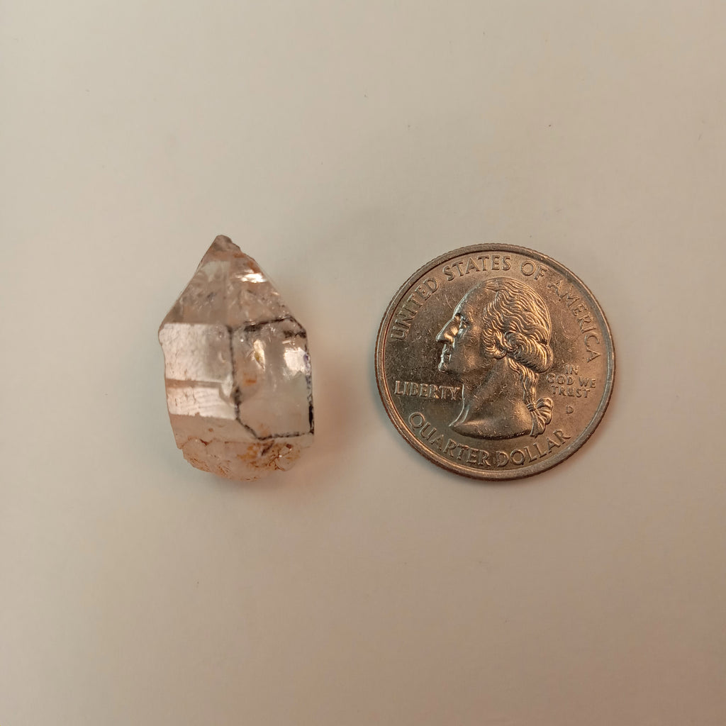 Petroleum Enhydro Quartz with Microscopic Oil Bubble and Enhydro Bubble