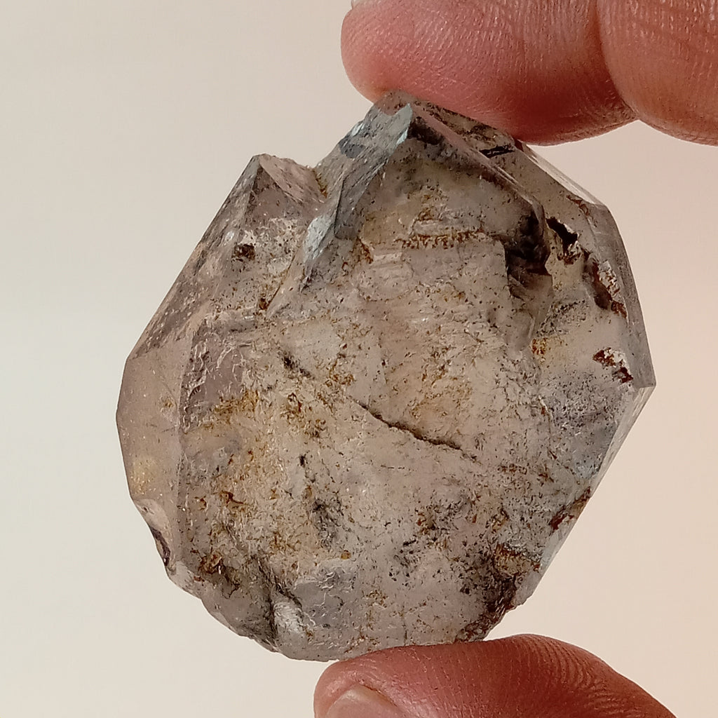 Raw Enhydro Quartz Crystal with 11 Visible Moving Inclusions | Collector Enhydro Specimen