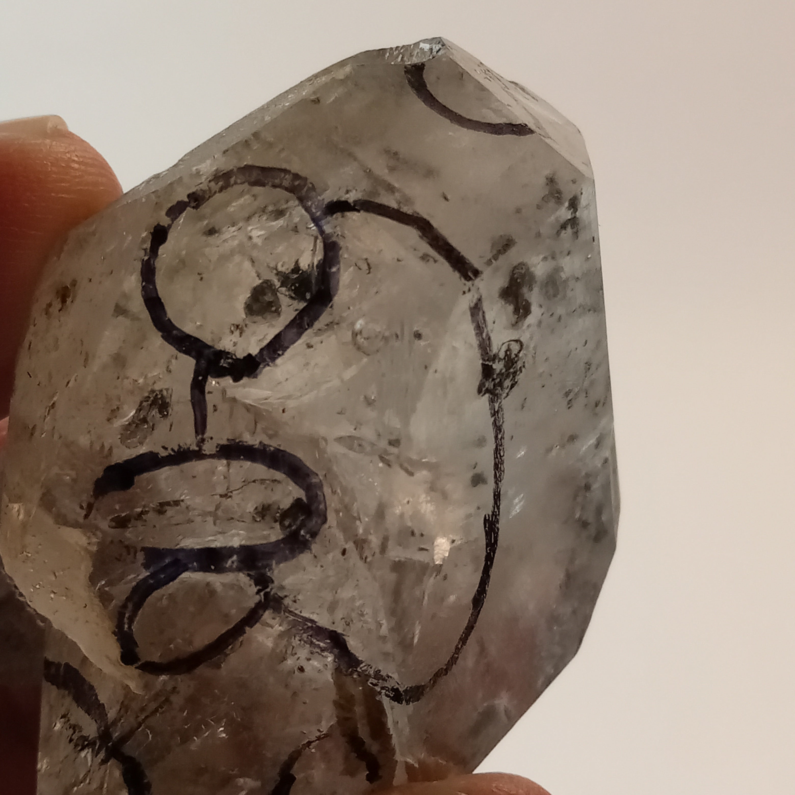 Raw Enhydro Quartz Crystal with 11 Visible Moving Inclusions | Collector Enhydro Specimen