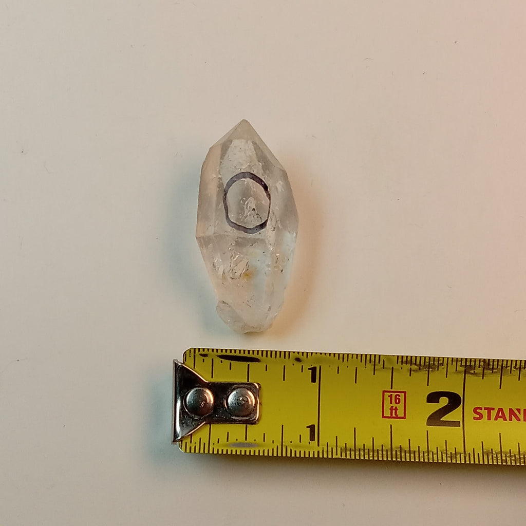 Raw Enhydro Quartz Crystal with Visible Moving Bubble | Natural Collector Specimen