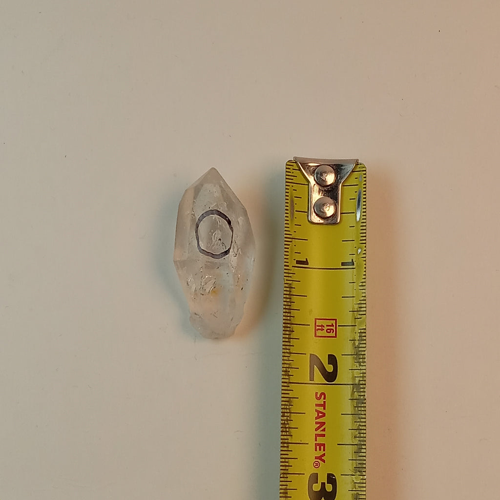 Raw Enhydro Quartz Crystal with Visible Moving Bubble | Natural Collector Specimen