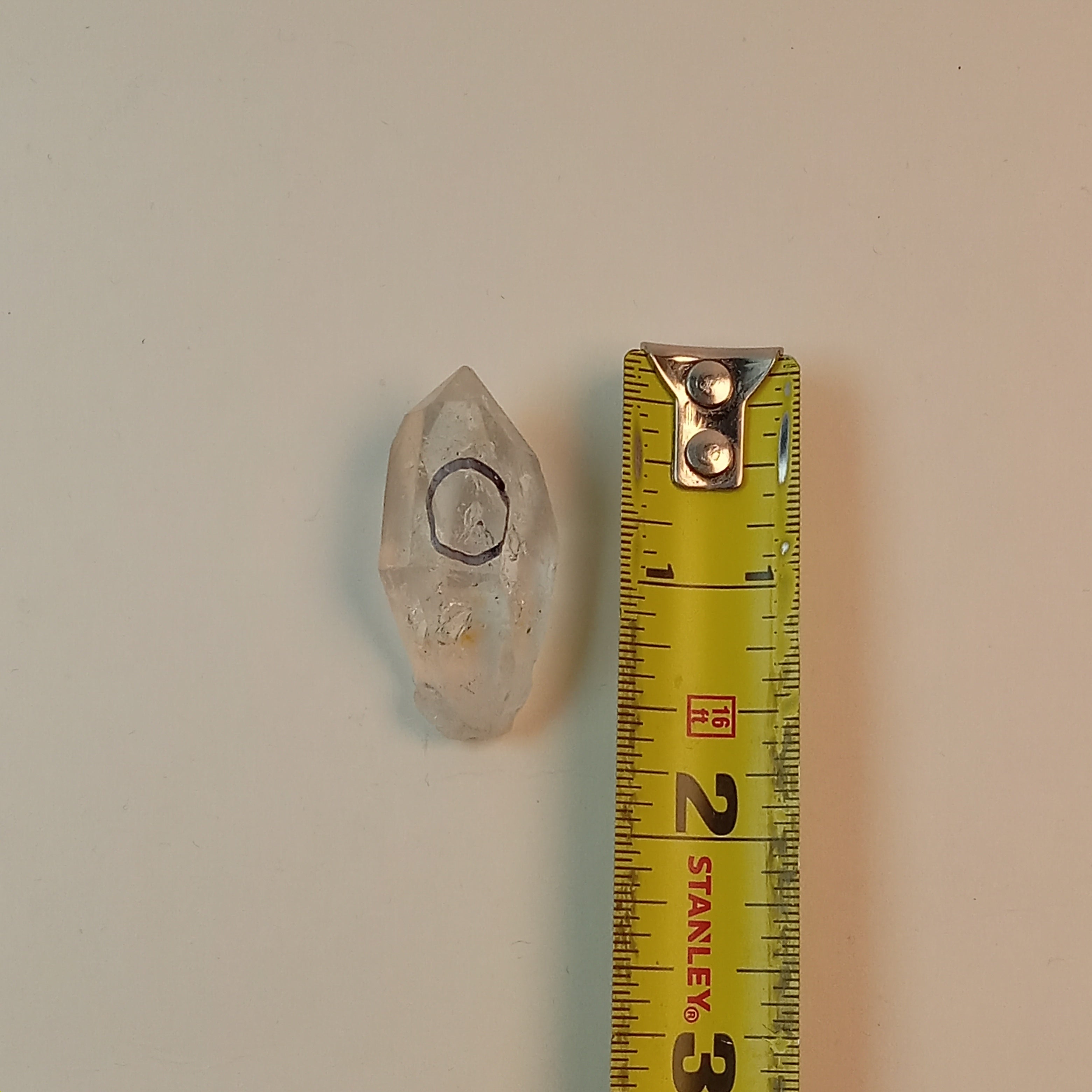 Raw Enhydro Quartz Crystal with Visible Moving Bubble | Natural Collector Specimen