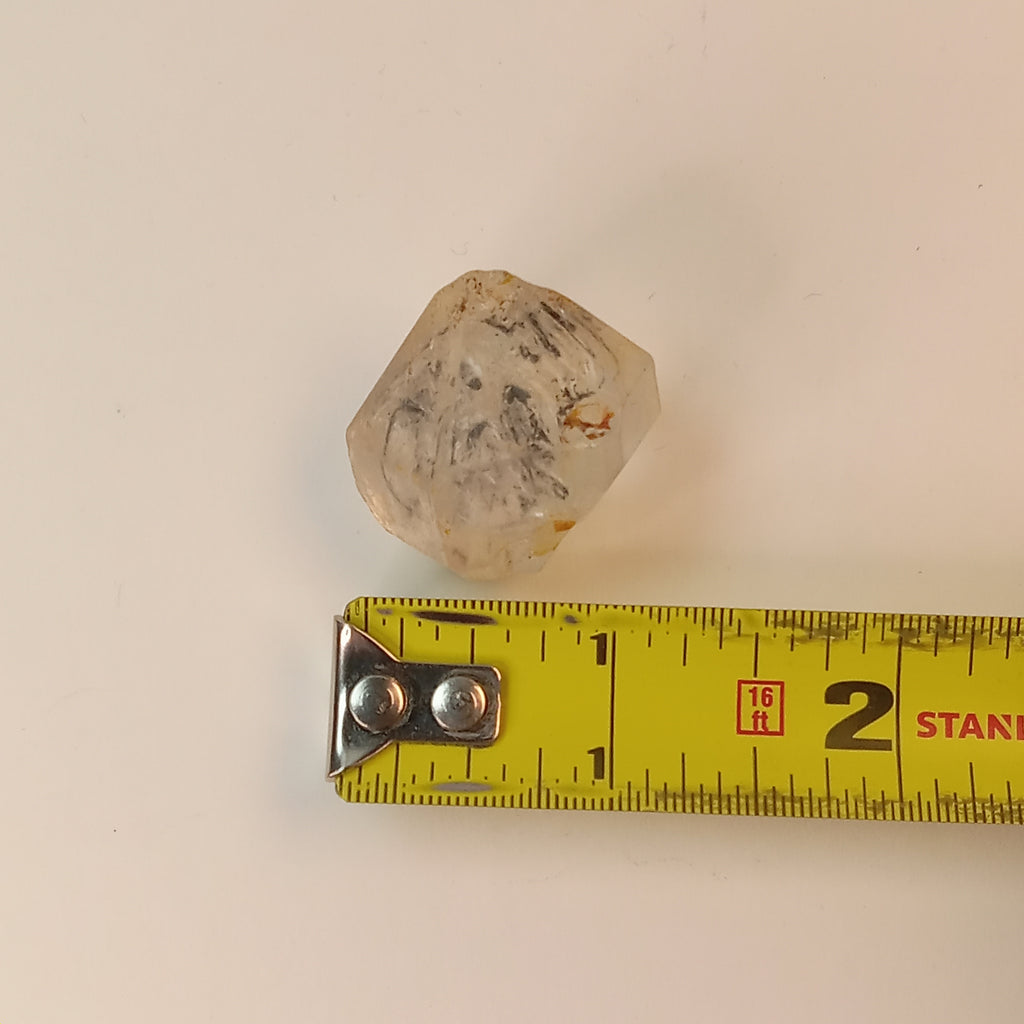 Raw Enhydro Quartz Crystal with Three Moving Carbon Bubbles and Moving Sand | Collector Specimen