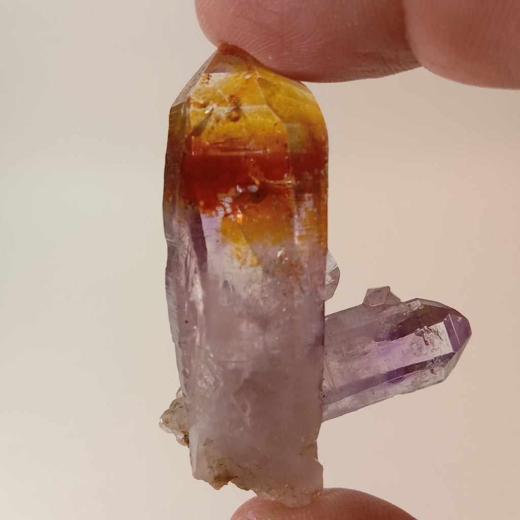 Enhydro Vera Cruz Amethyst Crystal with Golden Mineral Coloration | Rosilla, Veracruz, Mexico