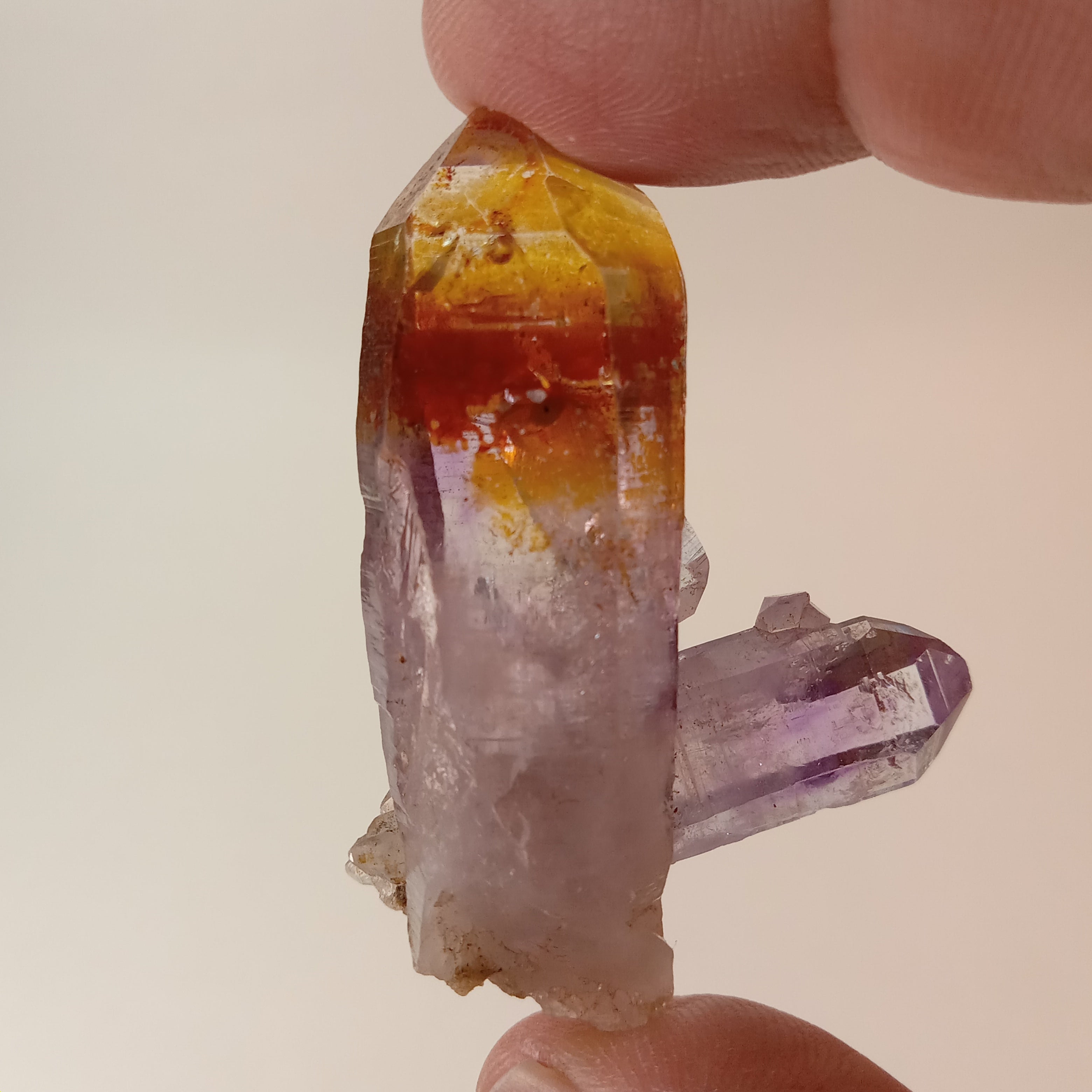 Enhydro Vera Cruz Amethyst Crystal with Golden Mineral Coloration | Rosilla, Veracruz, Mexico