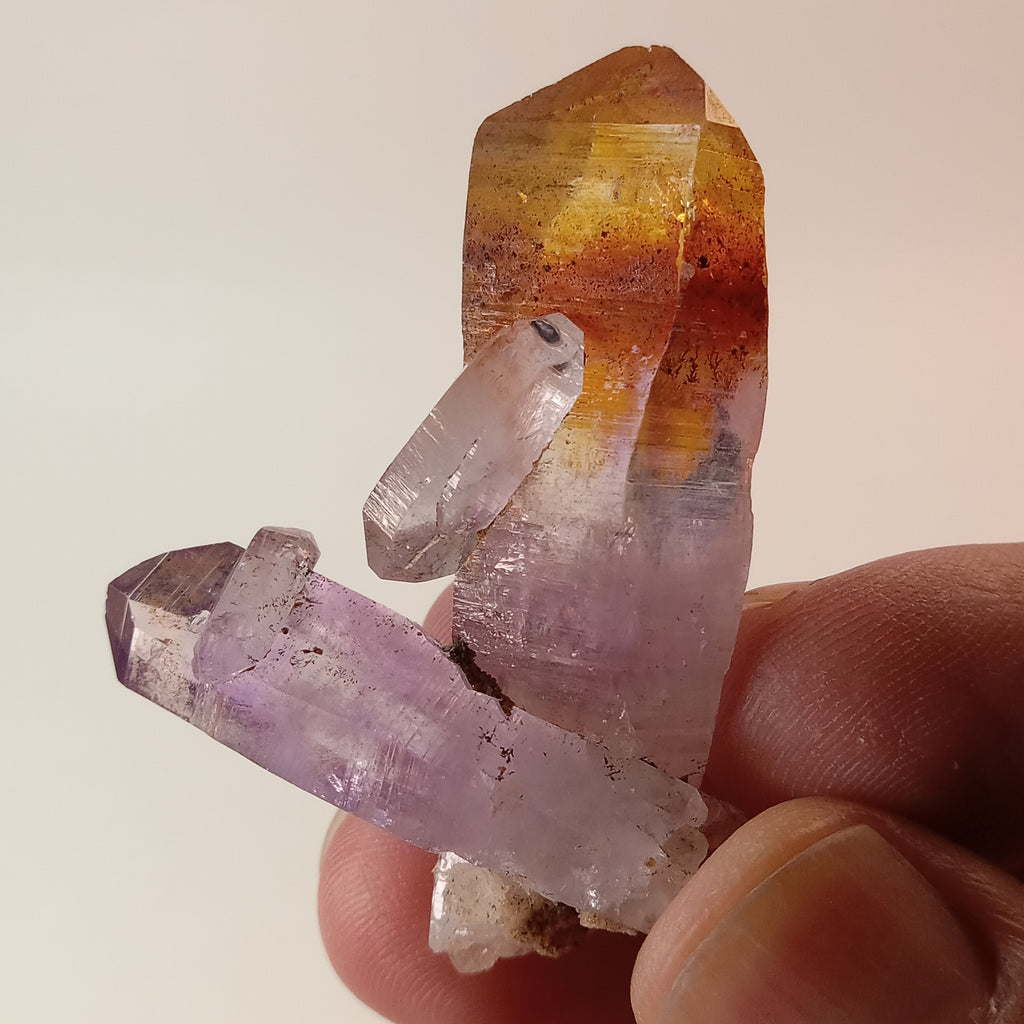 Enhydro Vera Cruz Amethyst Crystal with Golden Mineral Coloration | Rosilla, Veracruz, Mexico