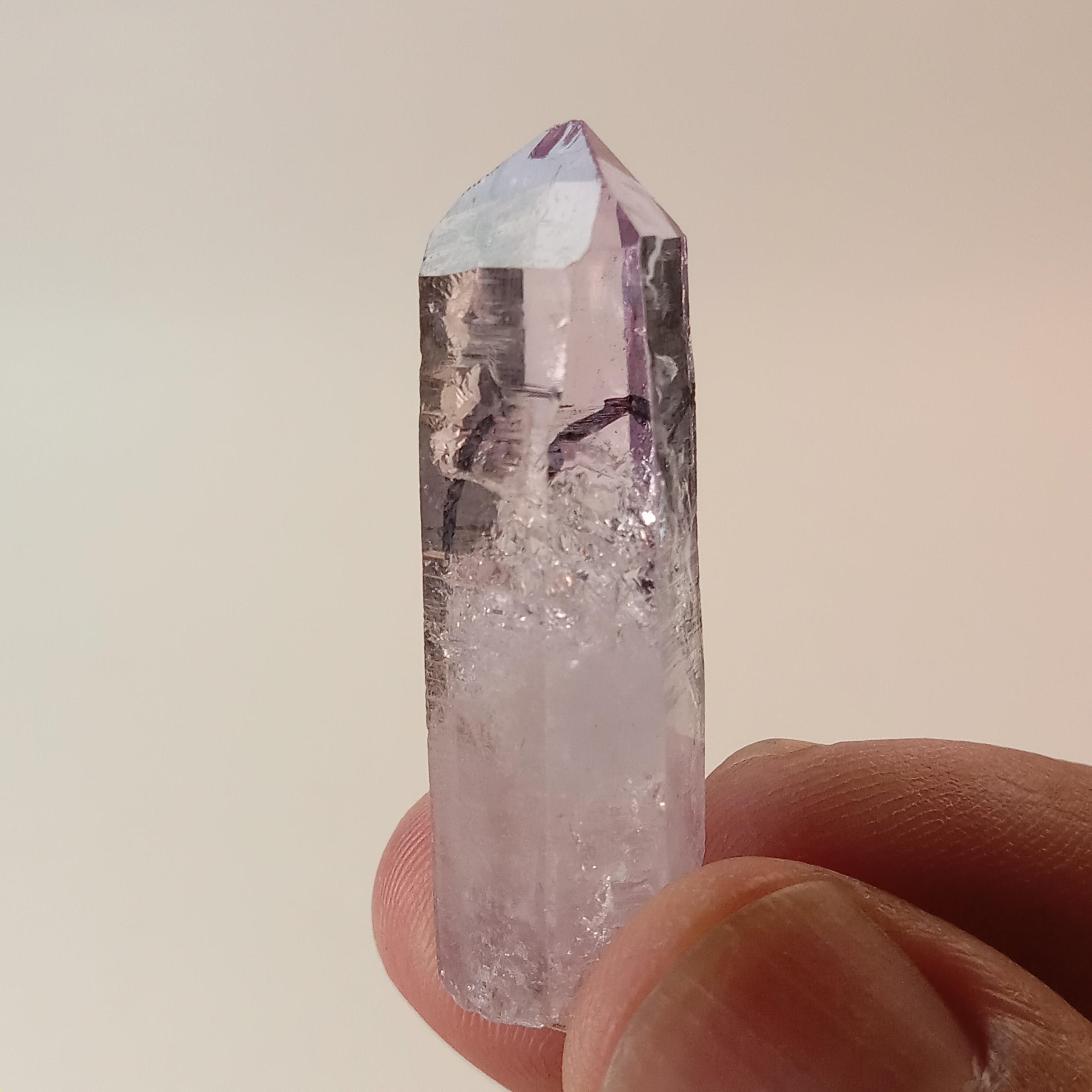 Enhydro Vera Cruz Amethyst Crystal | Visible Moving Bubble | Rosilla, Veracruz, Mexico