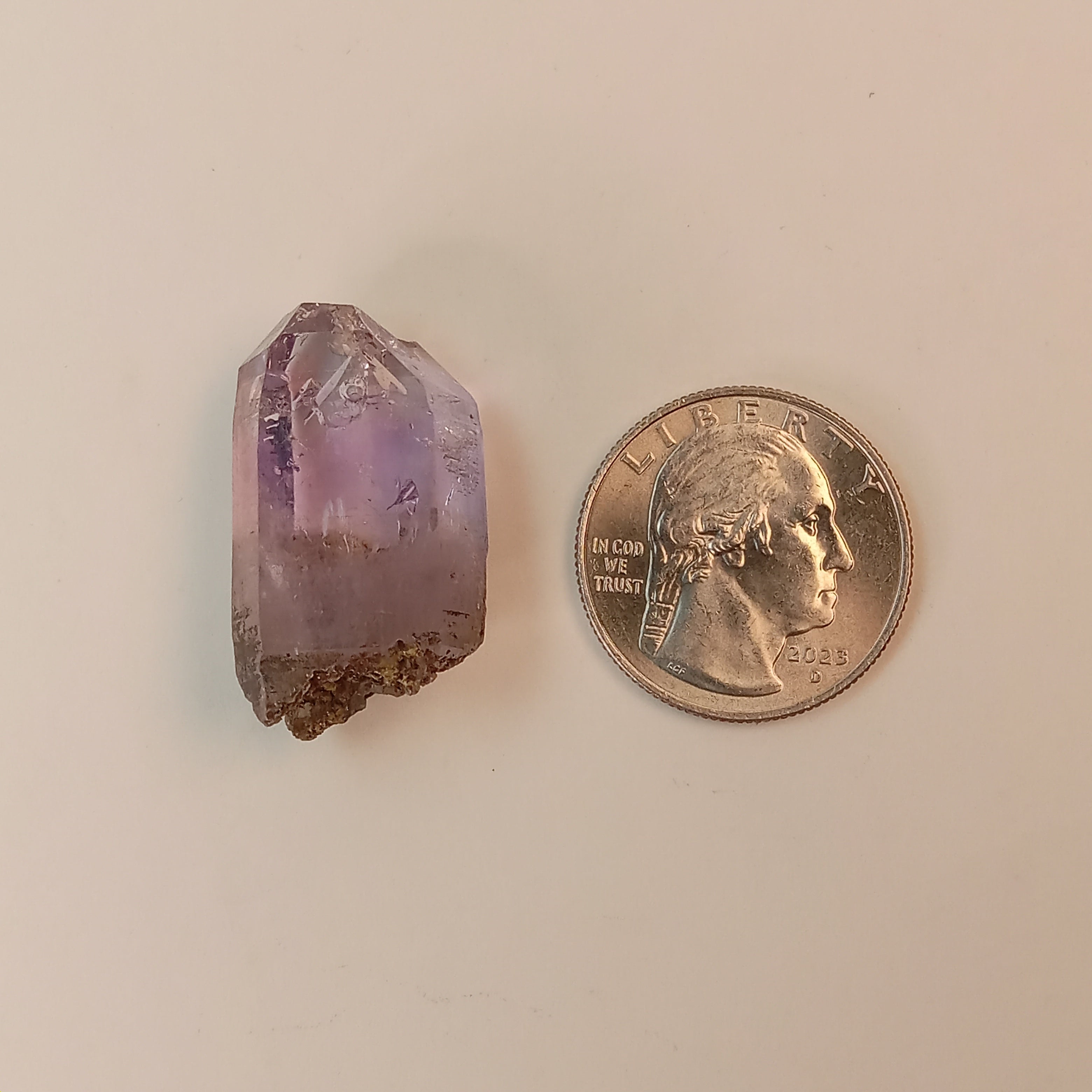 Enhydro Vera Cruz Amethyst Crystal | Visible Moving Bubble | Rosilla, Veracruz, Mexico