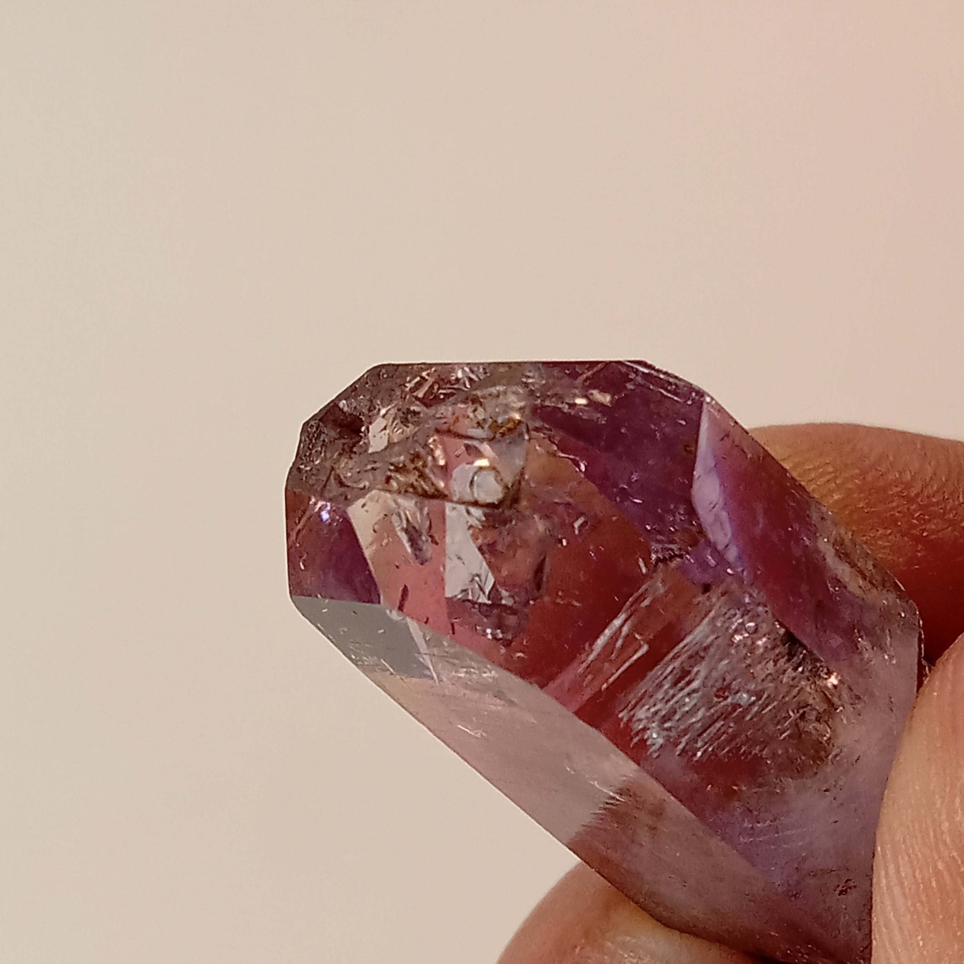 Enhydro Vera Cruz Amethyst Crystal | Visible Moving Bubble | Rosilla, Veracruz, Mexico