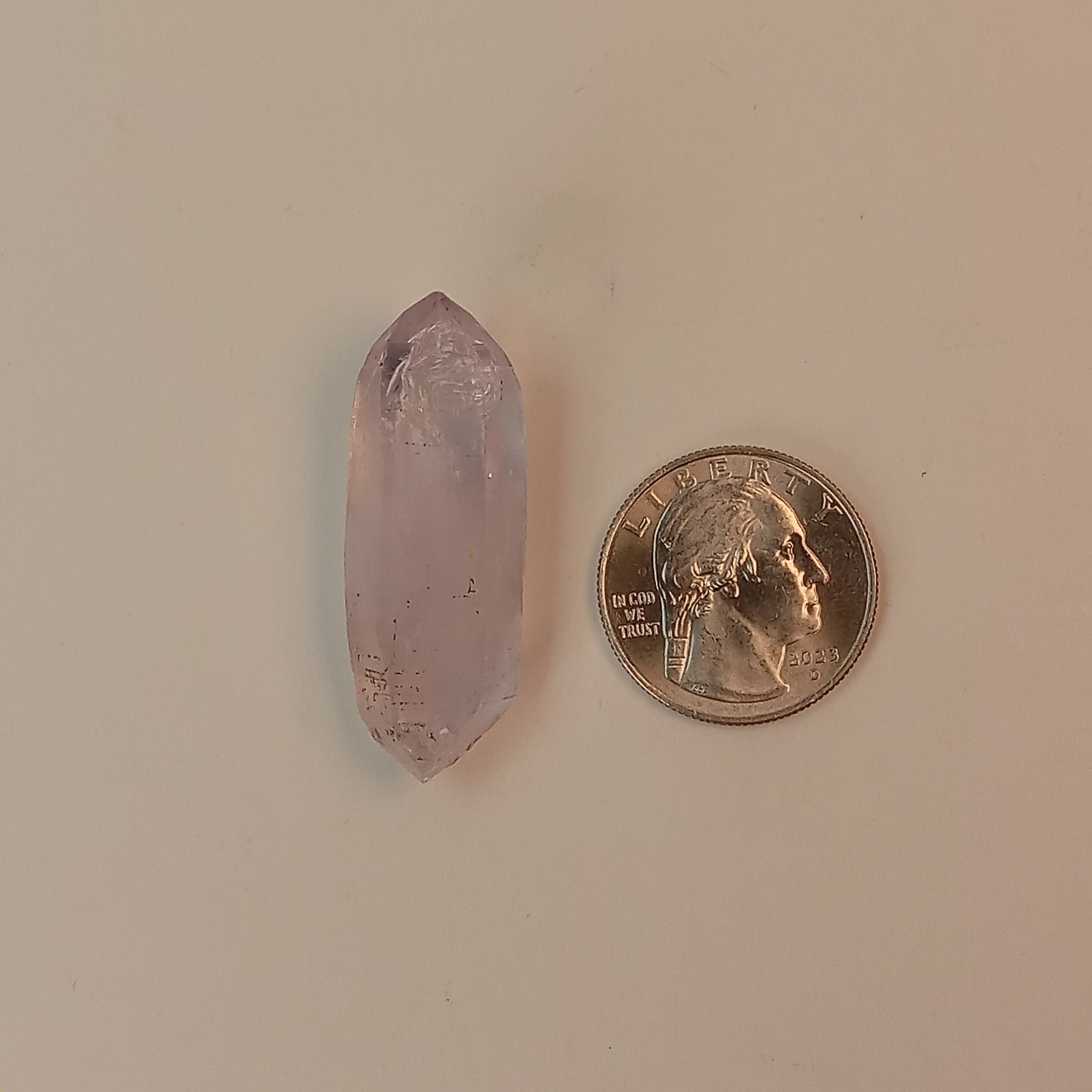 Vera Cruz Amethyst Enhydro Crystal | Moving Bubble Quartz | Double Terminated Collector Specimen | Veracruz, Mexico