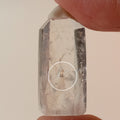 Enhydro Clear Quartz Tower | Moving Bubble Quartz Crystal | Polished Collector Specimen
