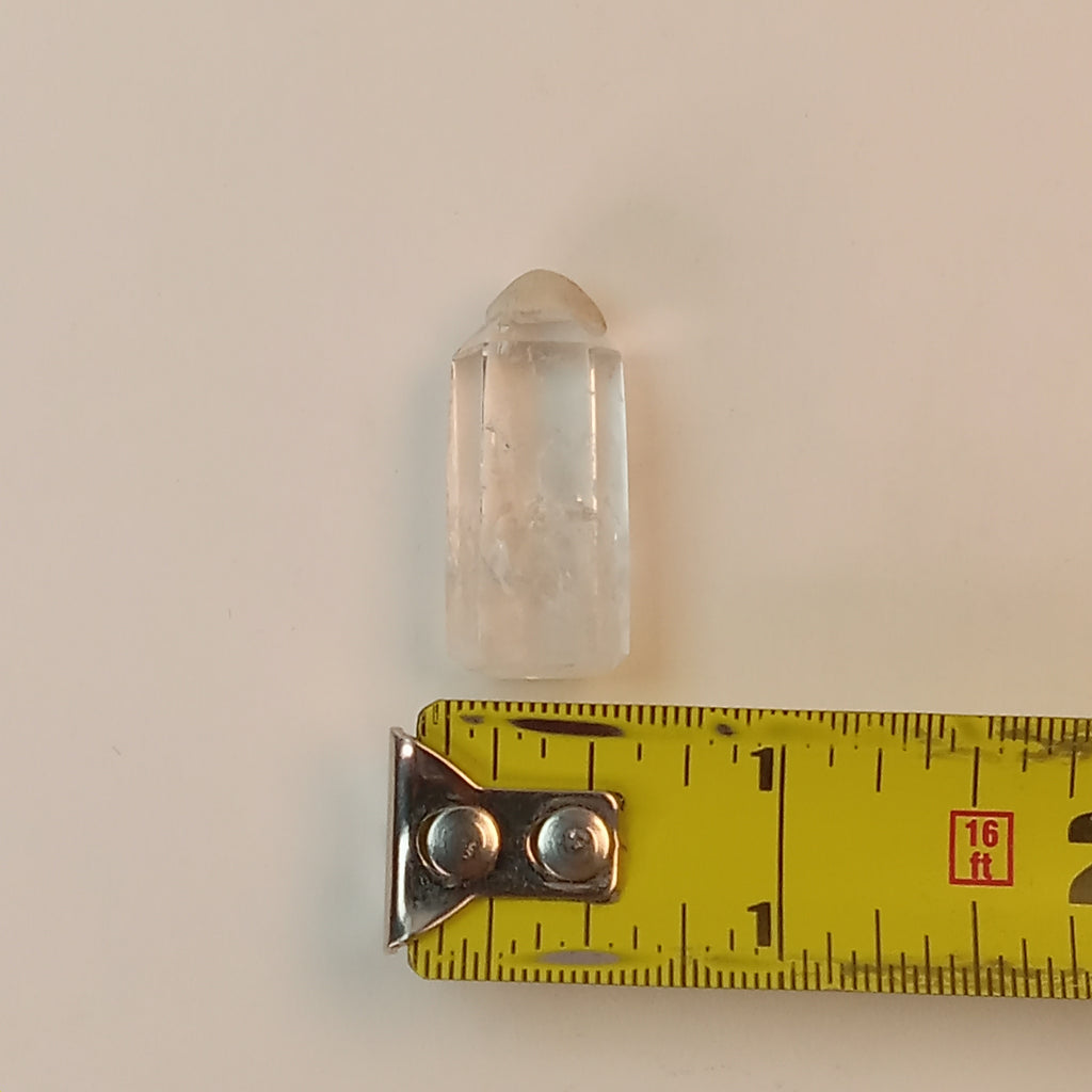 Enhydro Clear Quartz Tower | Moving Bubble Quartz Crystal | Polished Collector Specimen