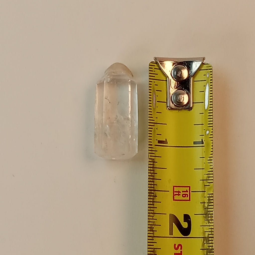 Enhydro Clear Quartz Tower | Moving Bubble Quartz Crystal | Polished Collector Specimen