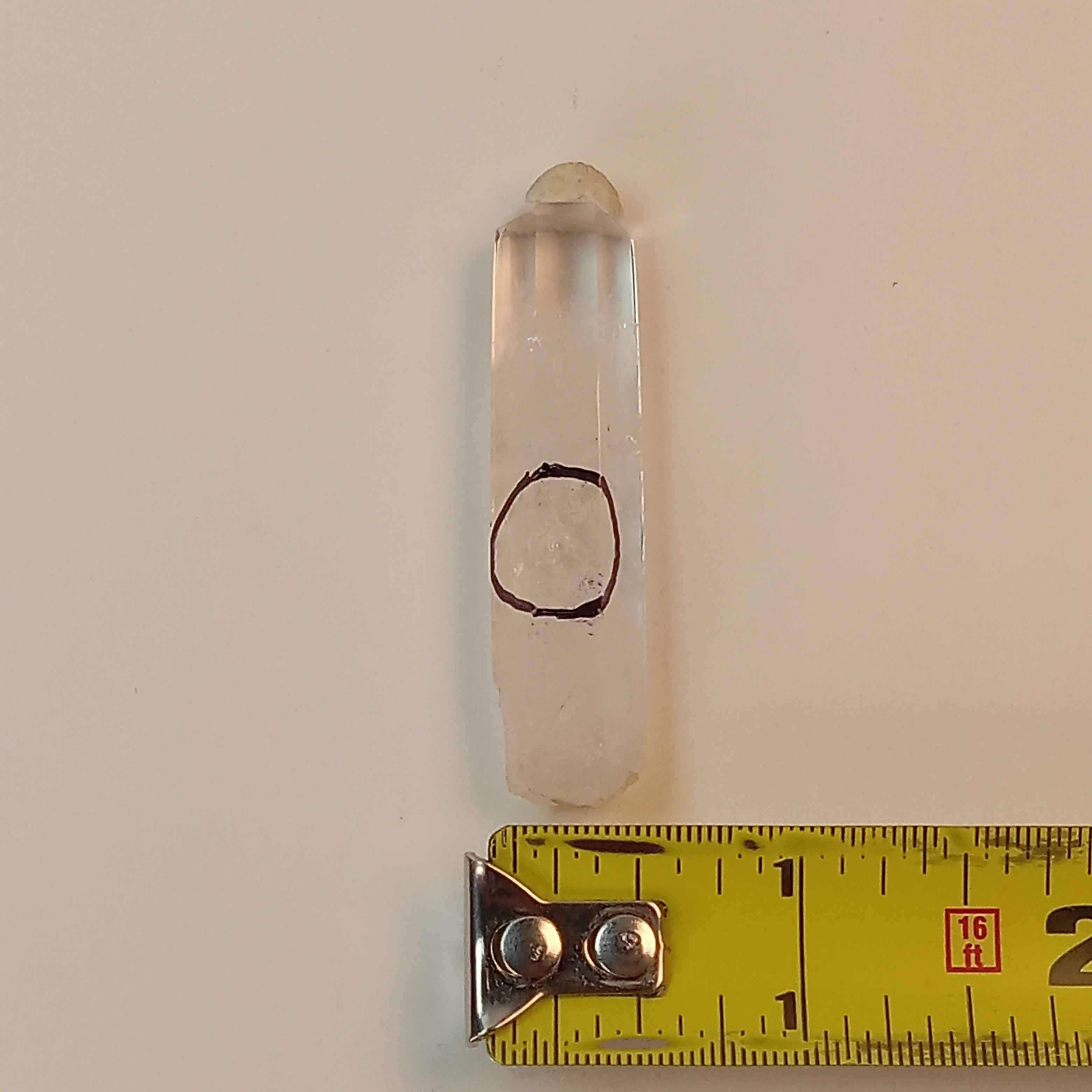 Enhydro Clear Quartz Crystal Point | Moving Bubble Quartz | Polished Collector Specimen