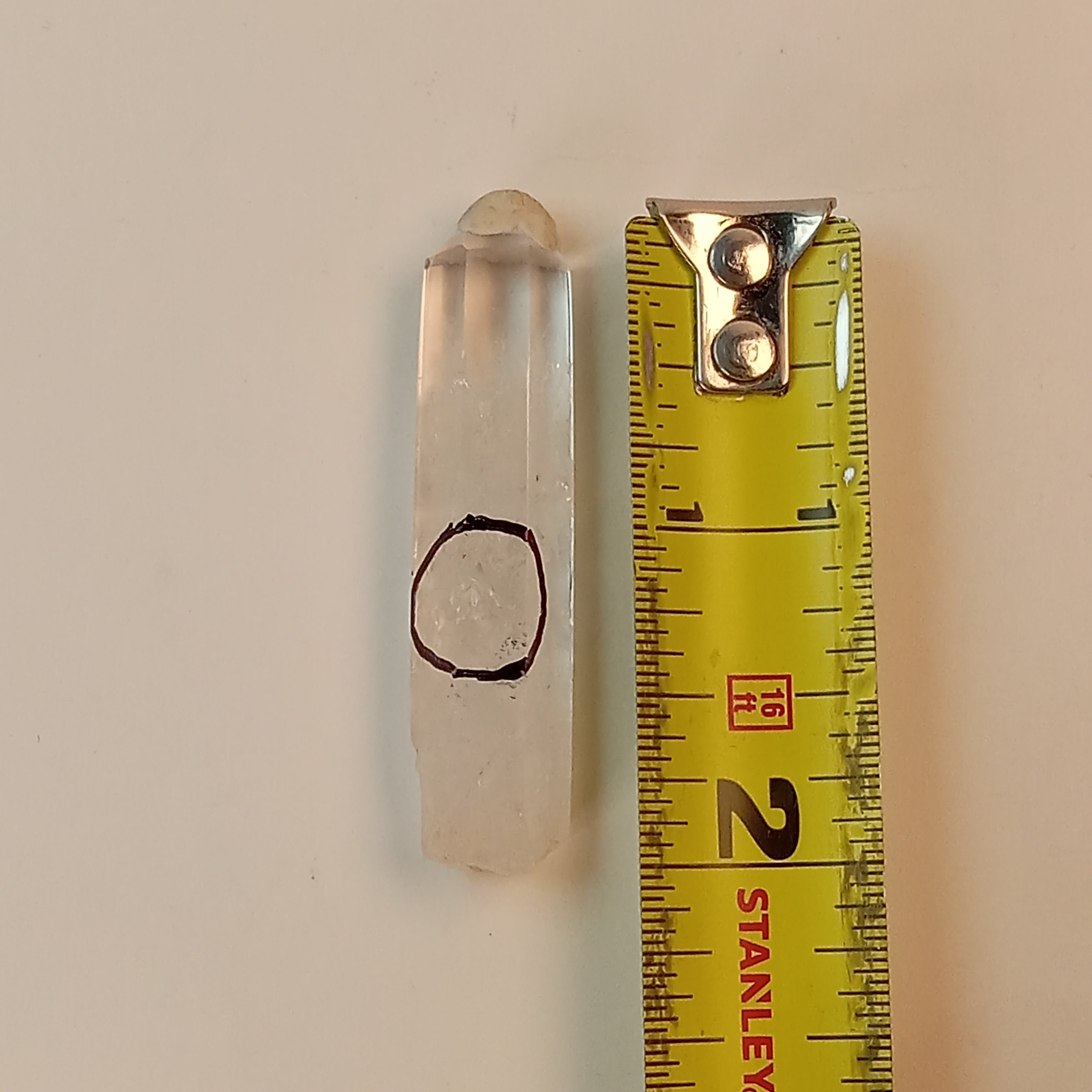 Enhydro Clear Quartz Crystal Point | Moving Bubble Quartz | Polished Collector Specimen