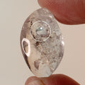 Enhydro Clear Quartz Freeform | Large Moving Bubble | Polished Collector Crystal
