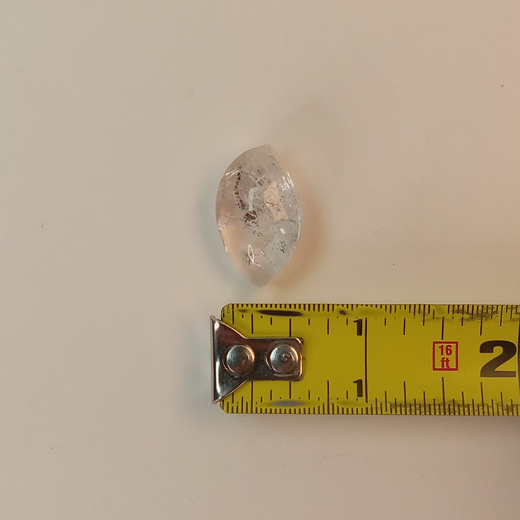 Enhydro Clear Quartz Freeform | Large Moving Bubble | Polished Collector Crystal