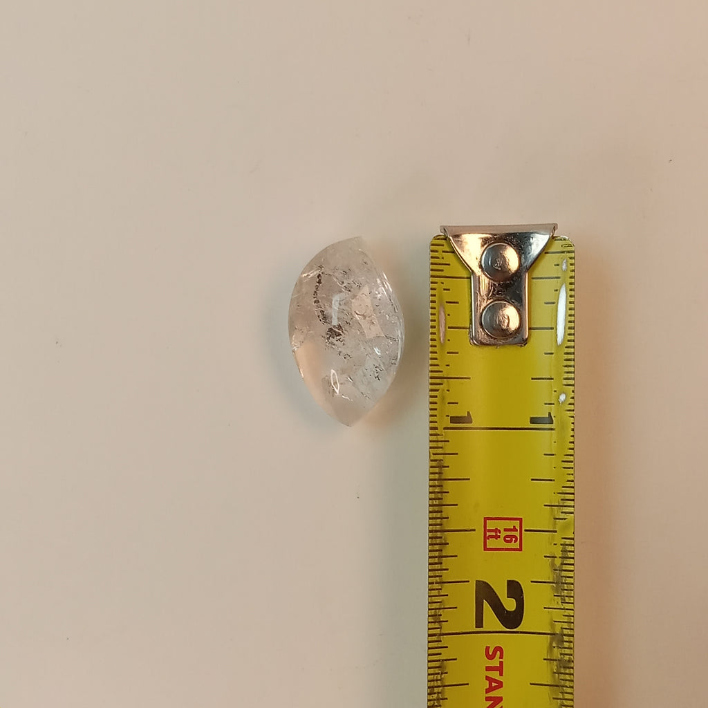 Enhydro Clear Quartz Freeform | Large Moving Bubble | Polished Collector Crystal