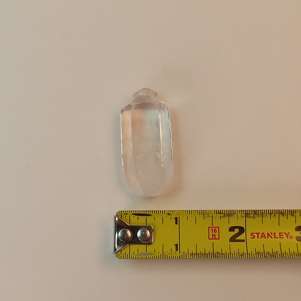 Enhydro Clear Quartz Freeform Point with Moving Bubble | Polished Collector Crystal