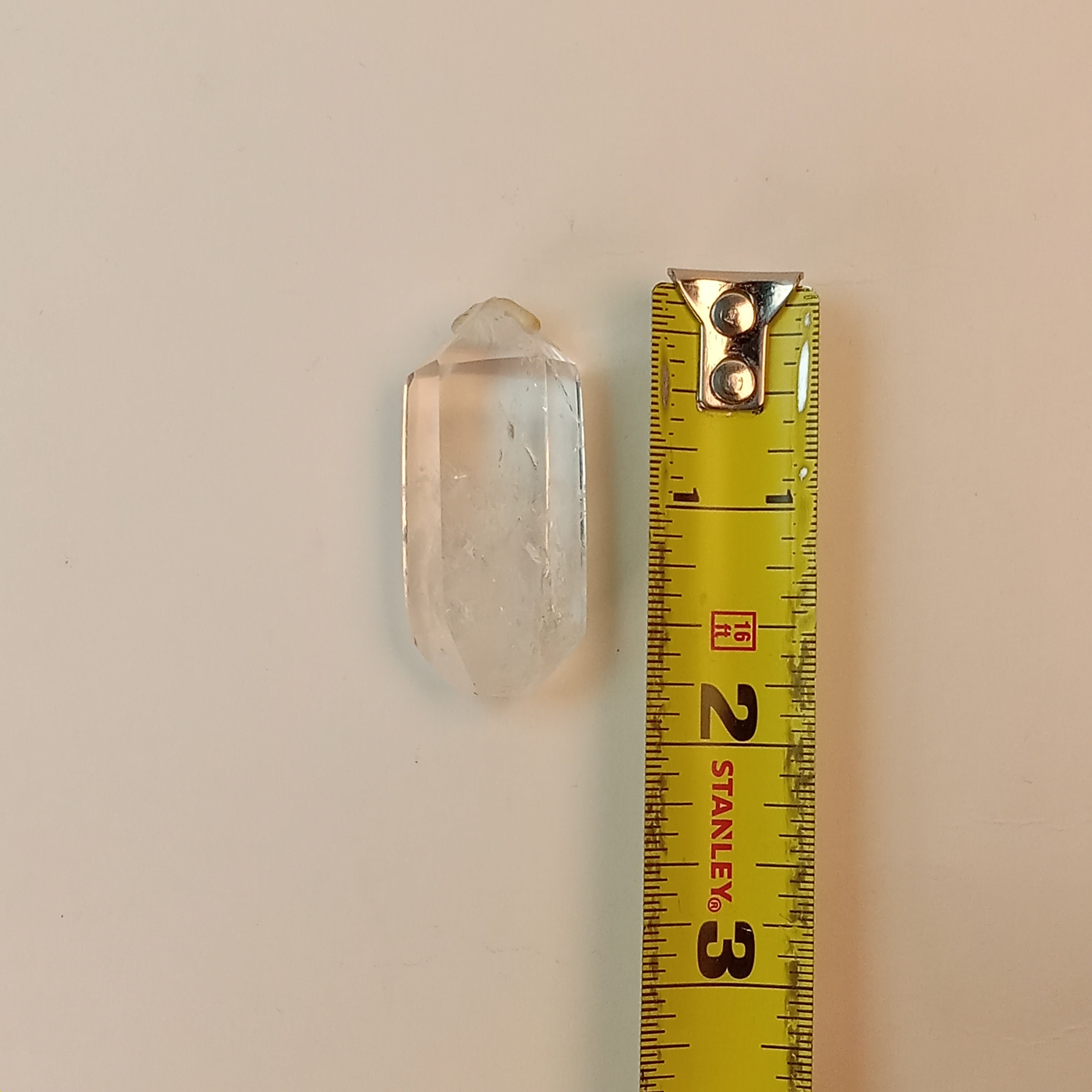 Enhydro Clear Quartz Freeform Point with Moving Bubble | Polished Collector Crystal