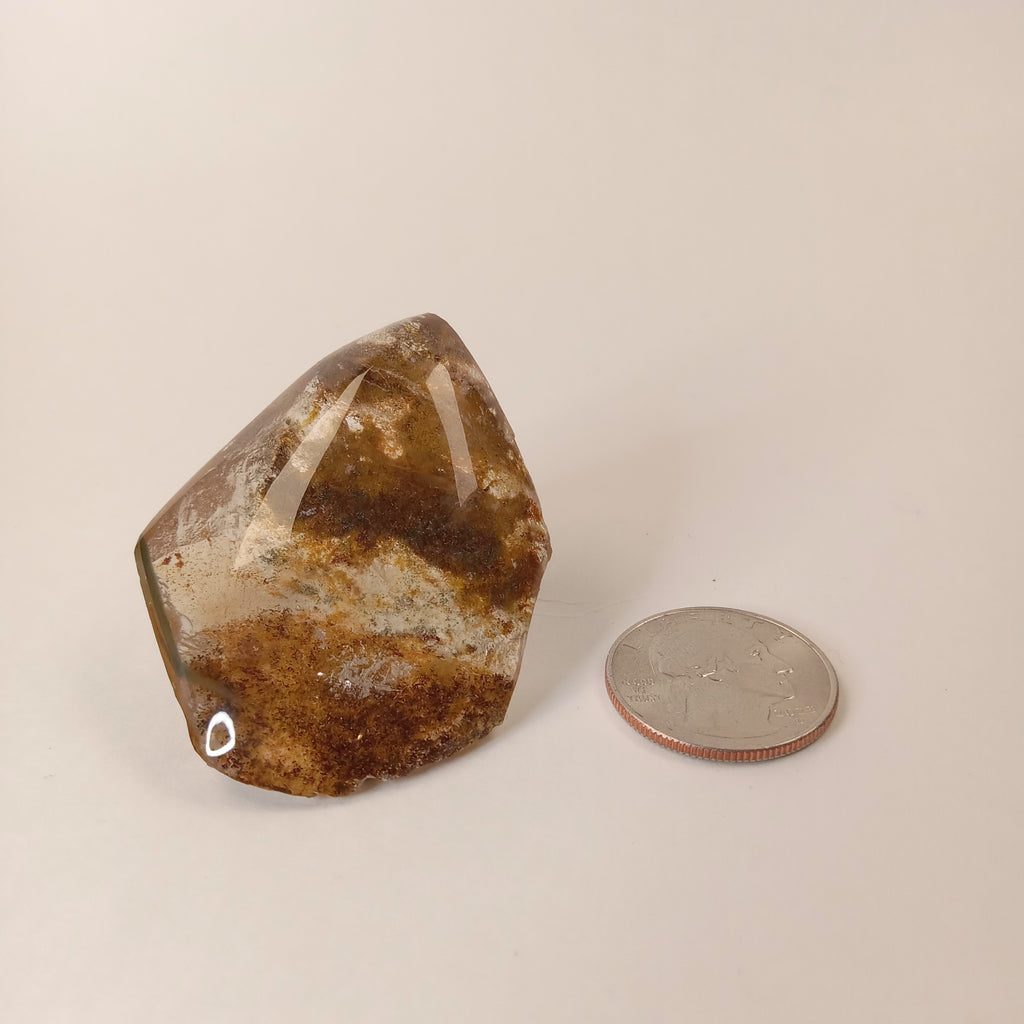 Garden Quartz Freeform with Desert Landscape Inclusions | Polished Collector Quartz Specimen | GQF-002
