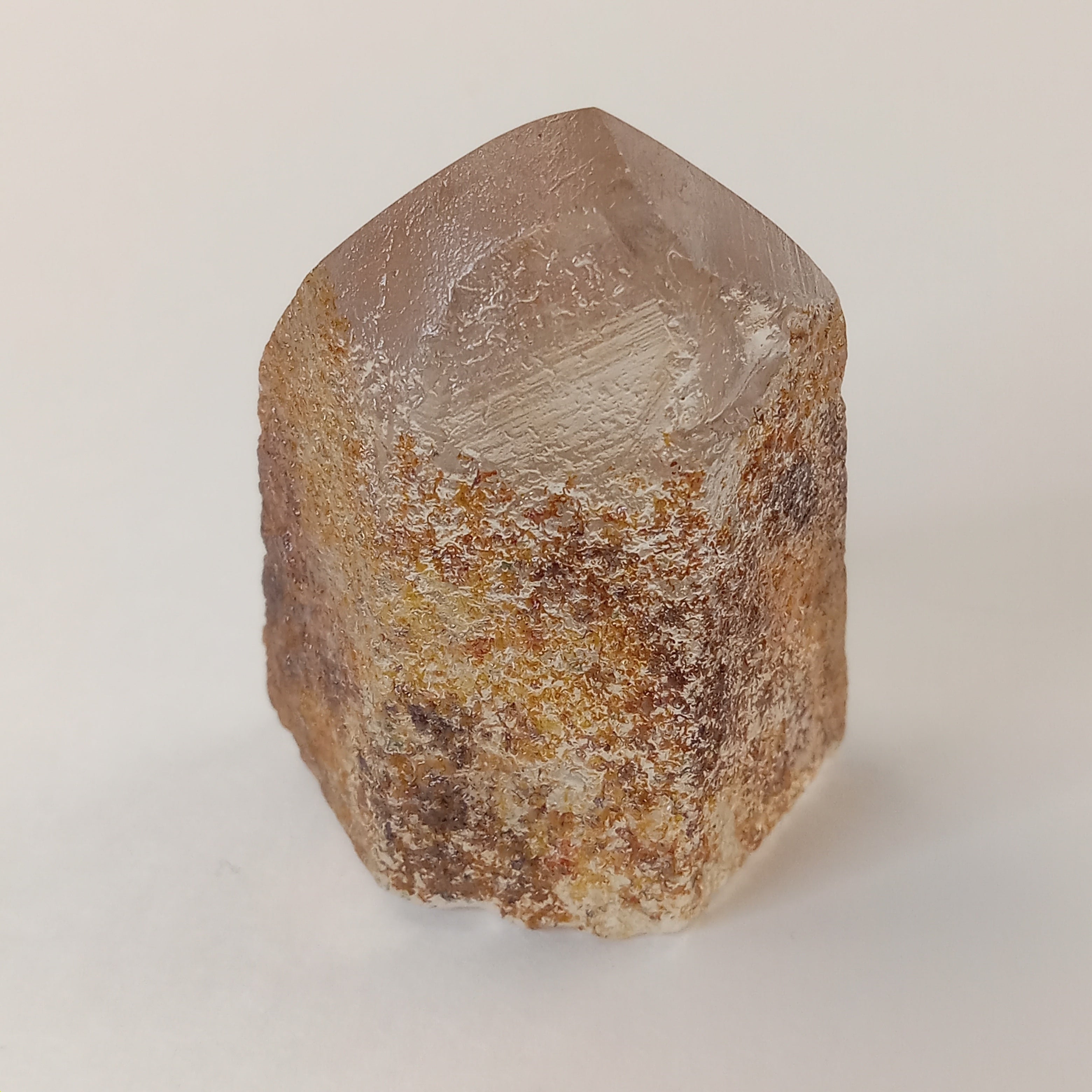 Garden Quartz Freeform Point with Golden Landscape Inclusions | Polished Collector Quartz Specimen | GQF-003