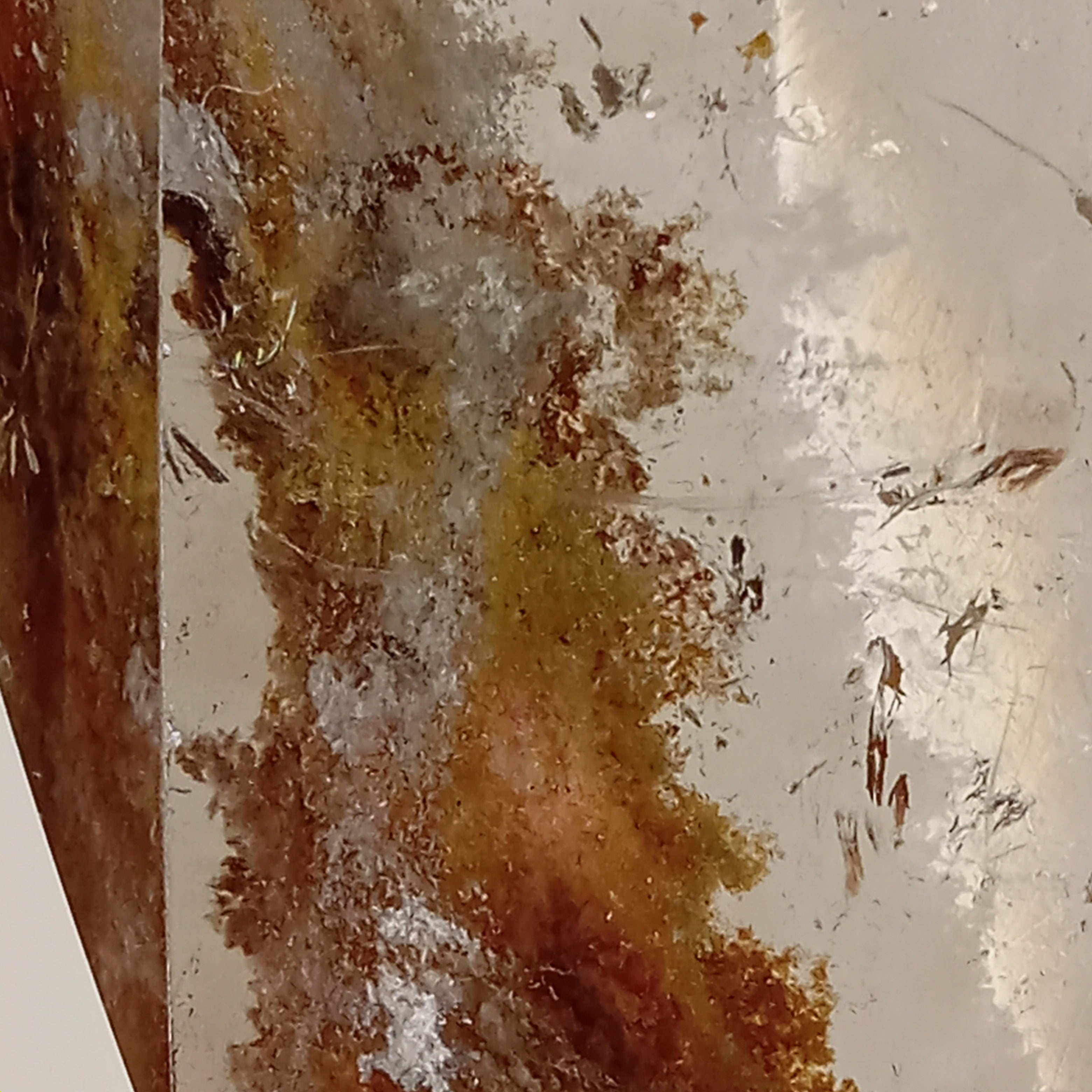 Garden Quartz Freeform Point with Scenic Landscape Inclusions | Polished Collector Quartz Specimen | GQF-005