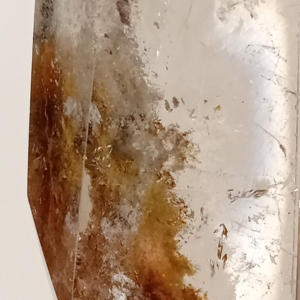 Garden Quartz Freeform Point with Scenic Landscape Inclusions | Polished Collector Quartz Specimen | GQF-005