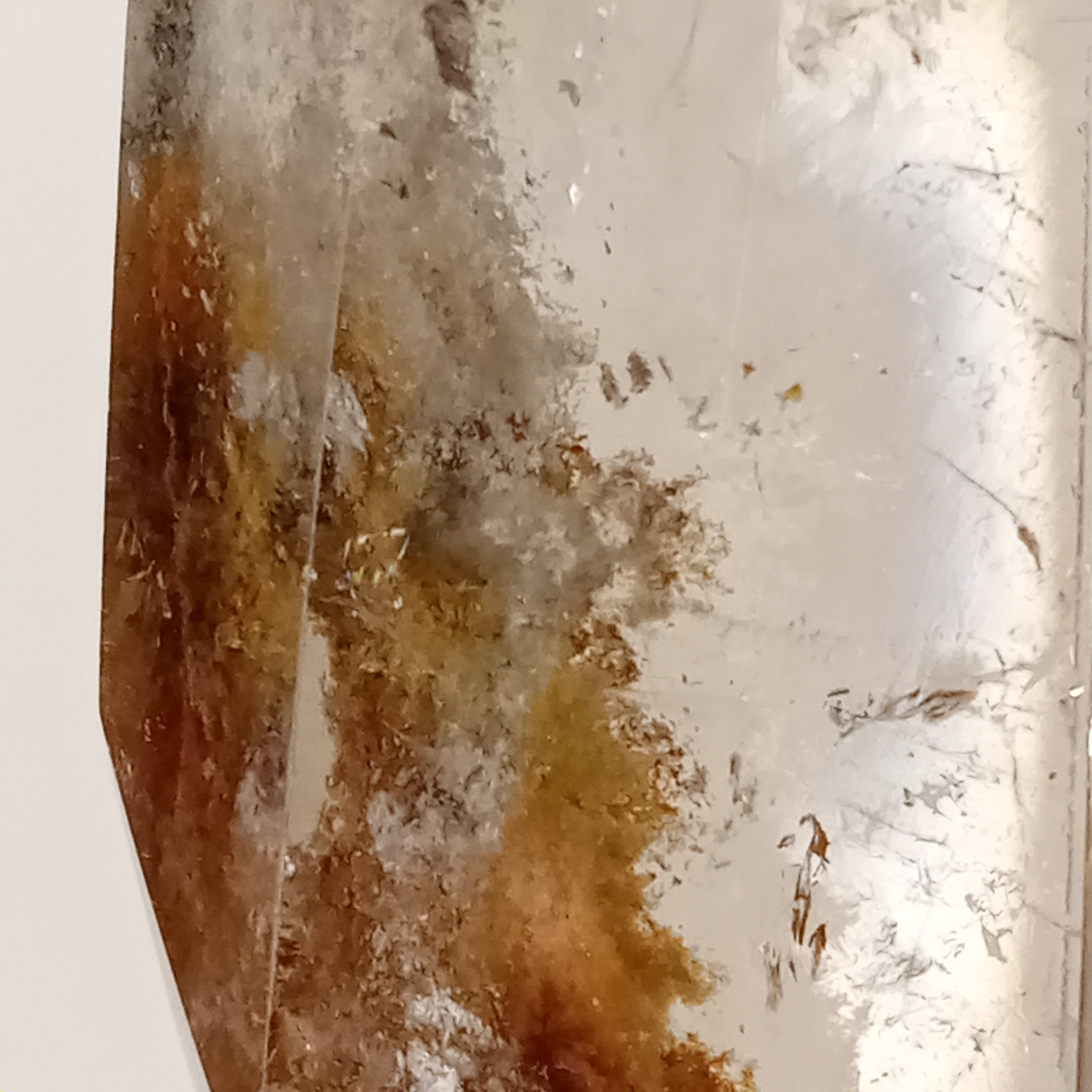 Garden Quartz Freeform Point with Scenic Landscape Inclusions | Polished Collector Quartz Specimen | GQF-005