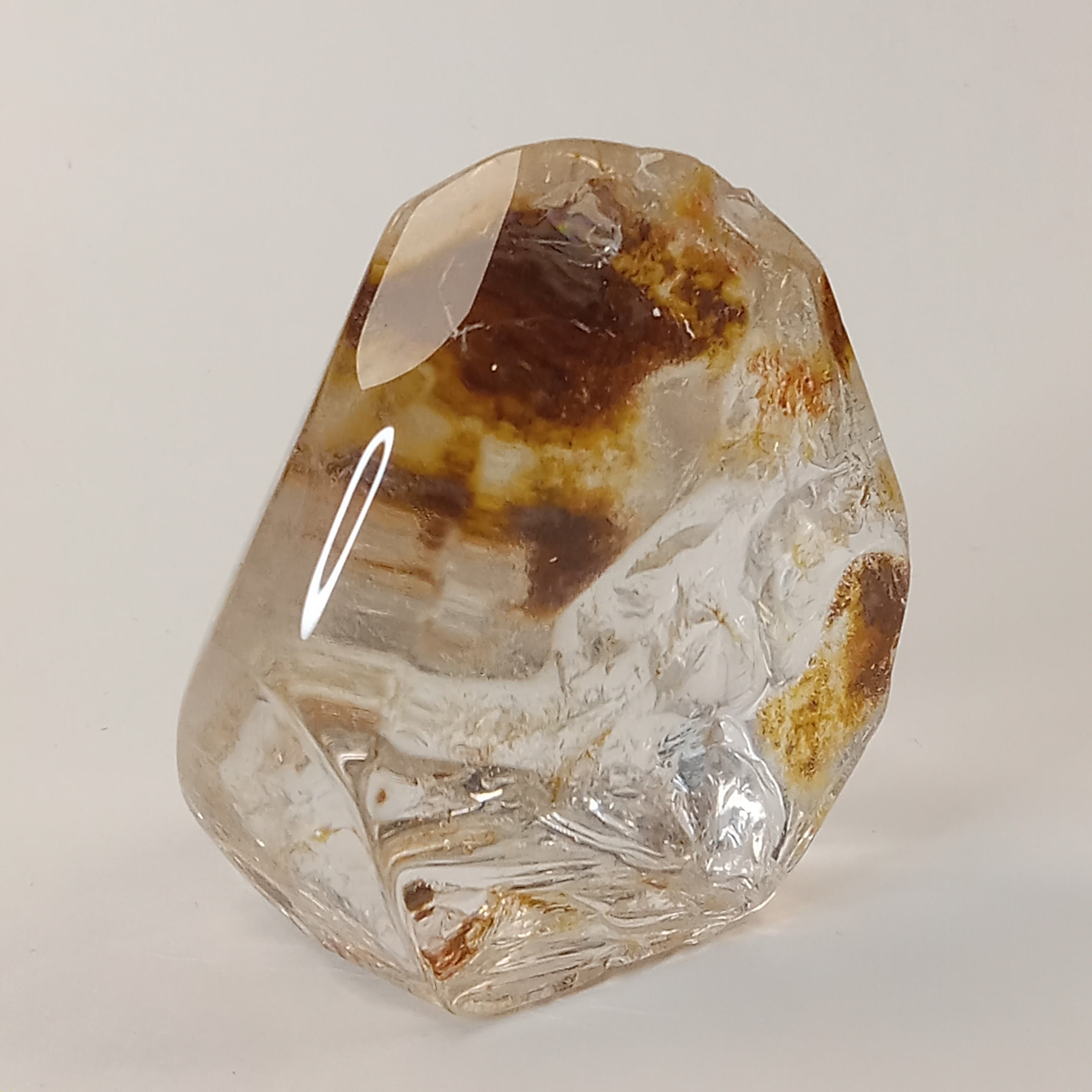 Garden Quartz Freeform with Scenic Landscape Inclusions | Polished Collector Quartz Specimen | GQF-006