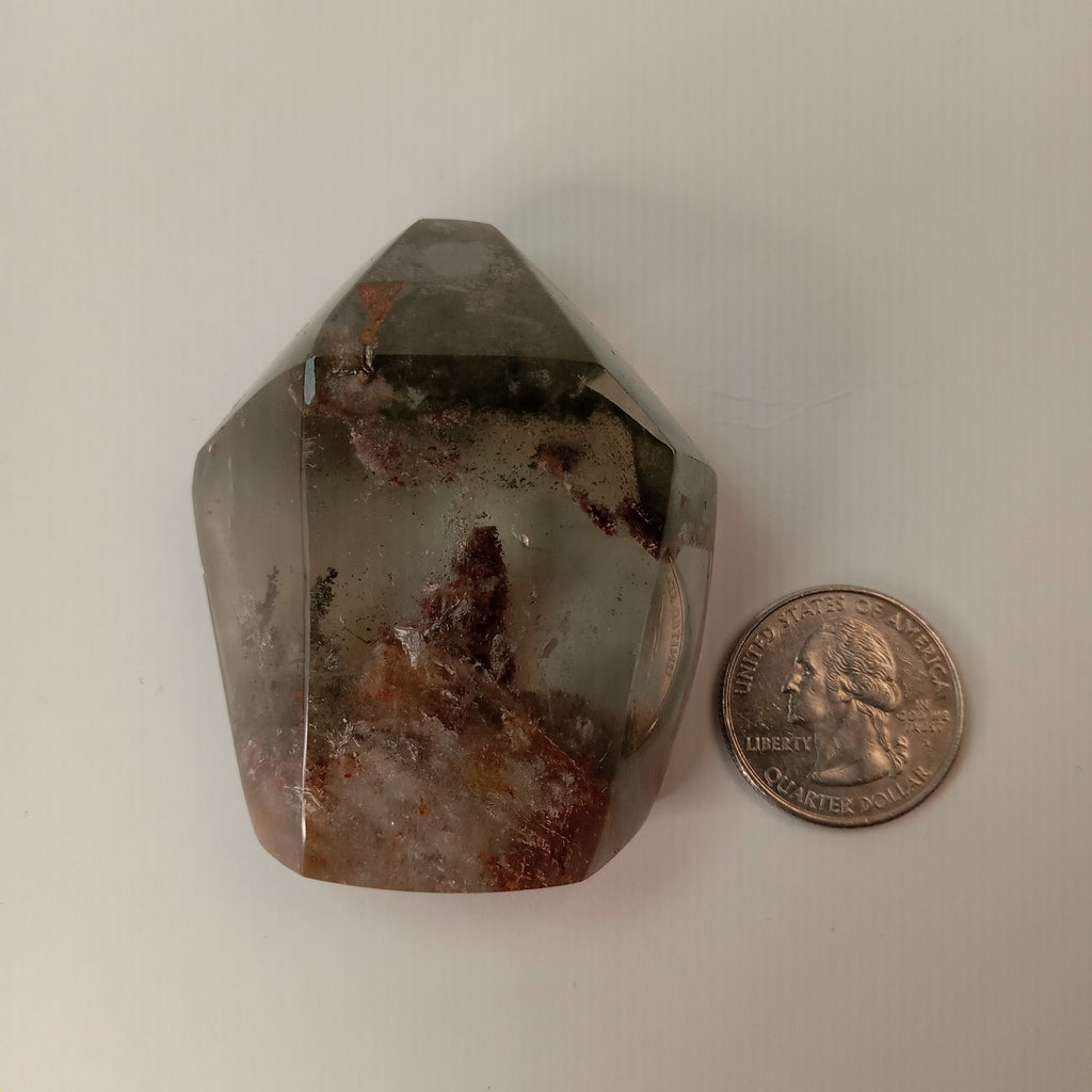 Garden Quartz Free Form with Mountain Landscape Inclusions | GQF-010