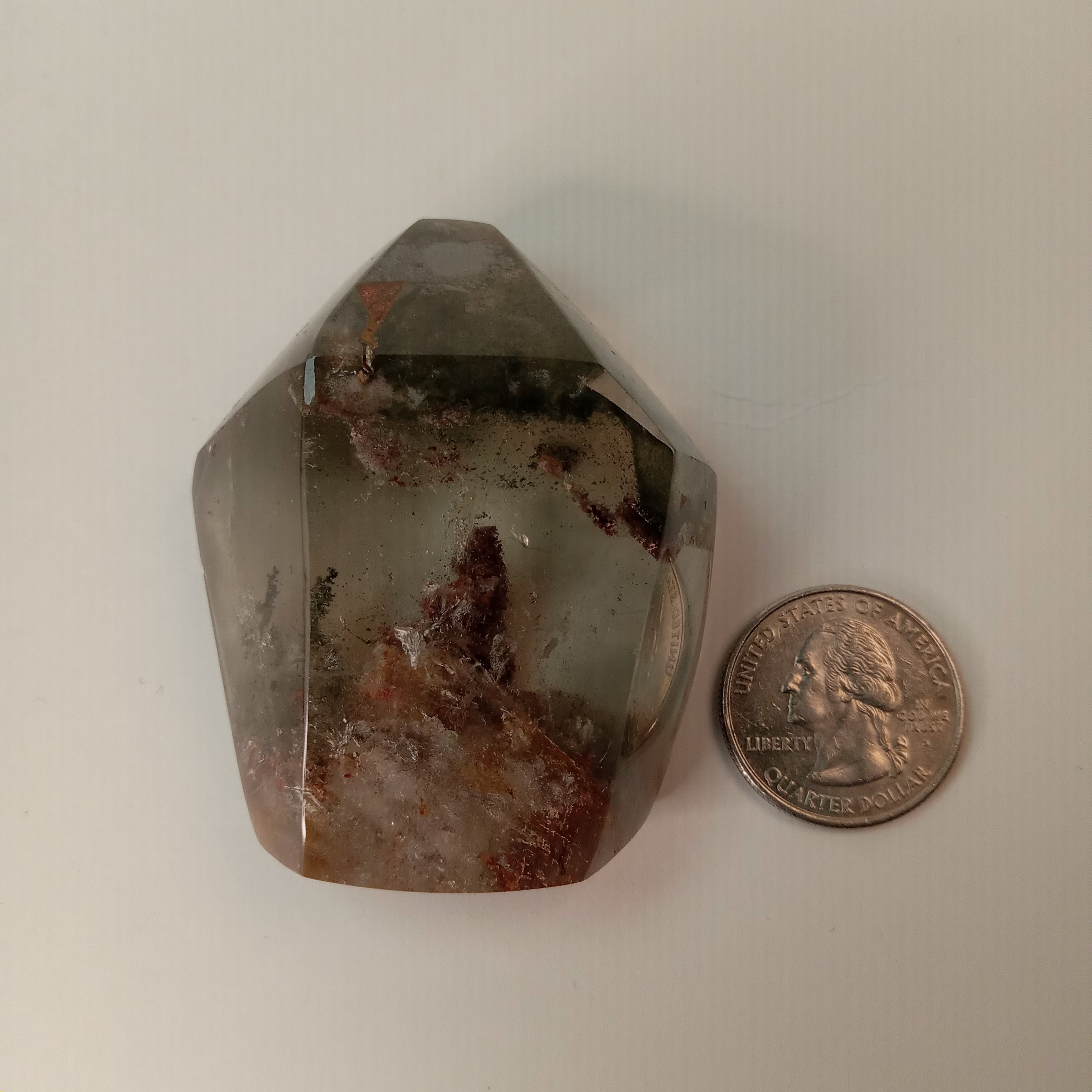 Garden Quartz Free Form with Mountain Landscape Inclusions | GQF-010
