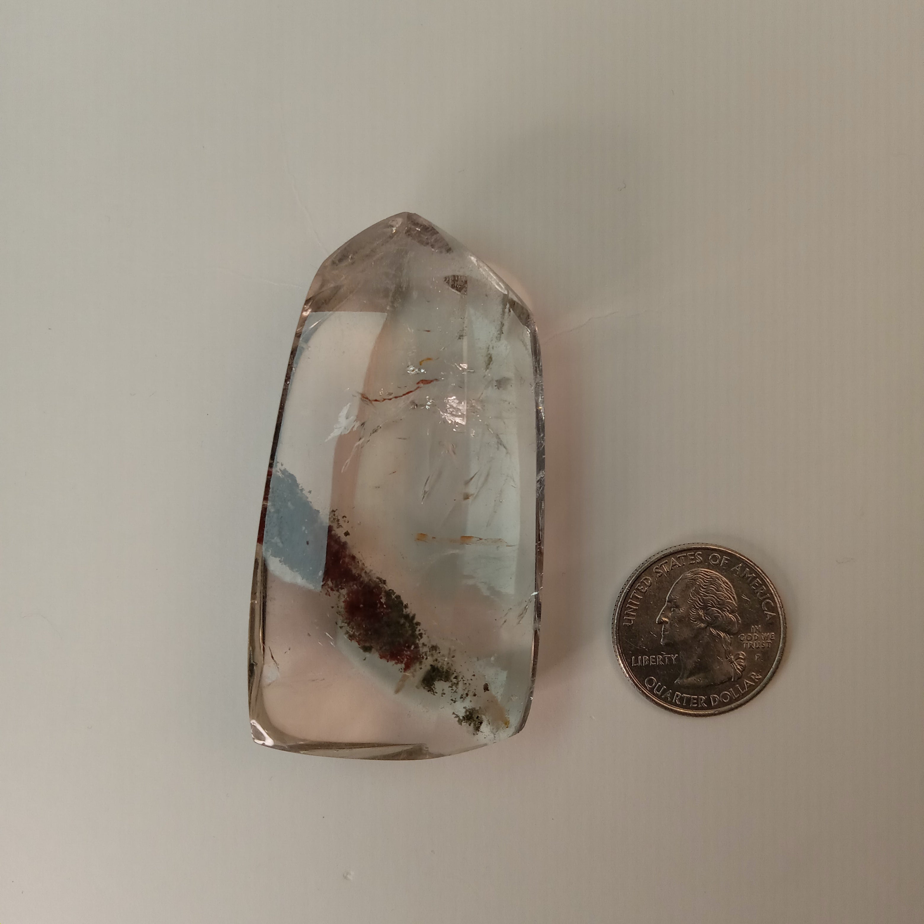 Garden Quartz Free Form with Suspended Mineral Horizon | GQF-014