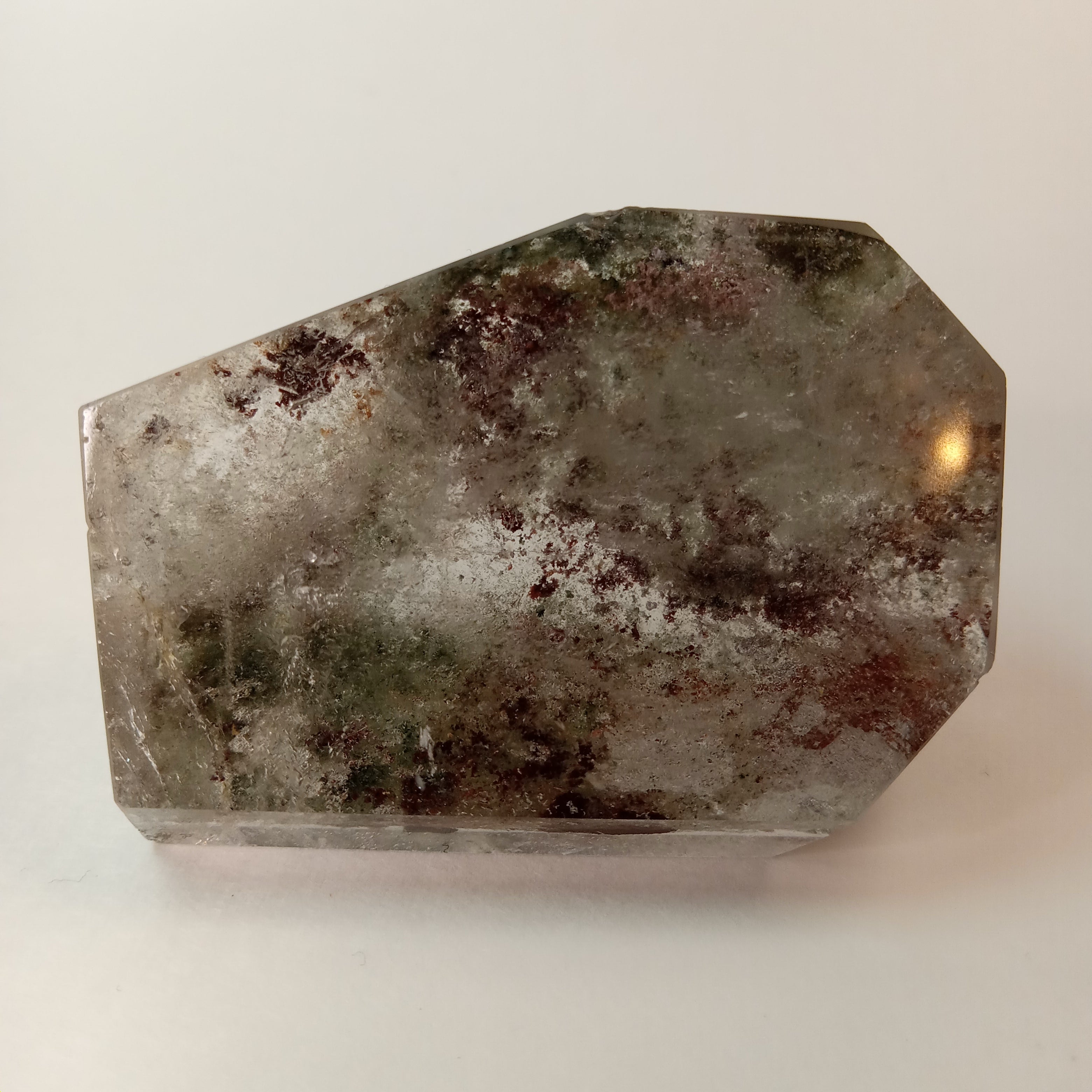 Garden Quartz Free Form with Misty Botanical Inclusions | GQF-018