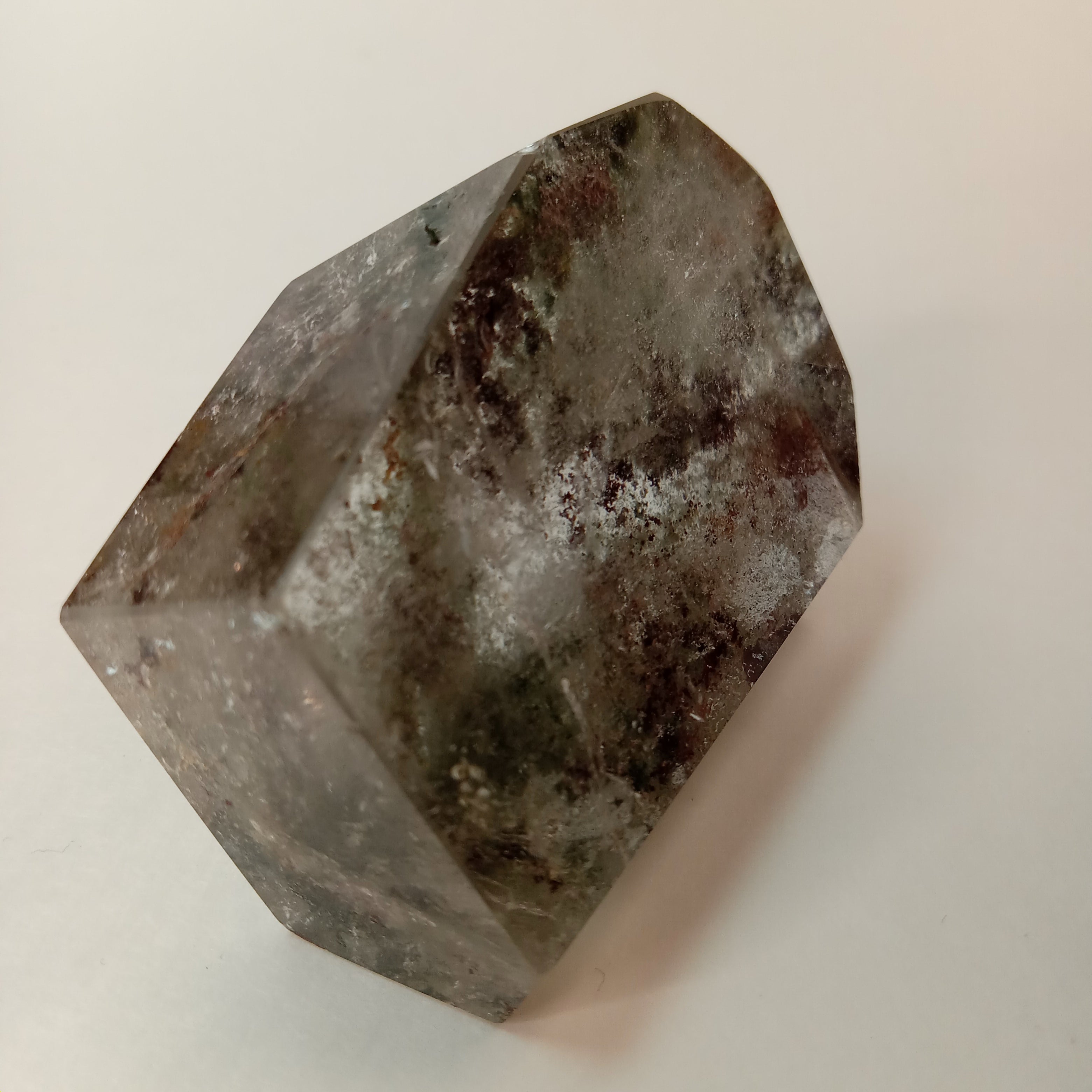 Garden Quartz Free Form with Misty Botanical Inclusions | GQF-018