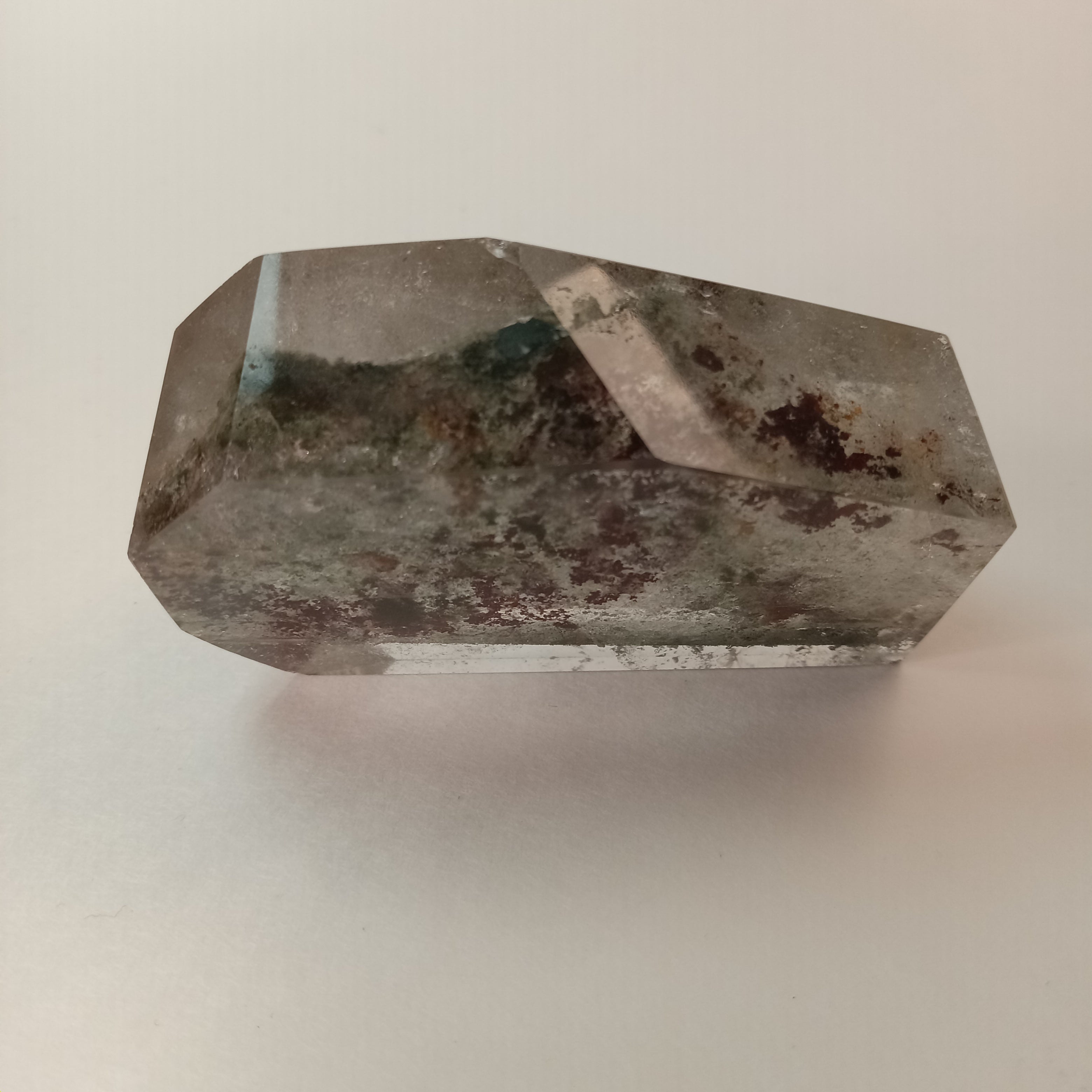 Garden Quartz Free Form with Misty Botanical Inclusions | GQF-018