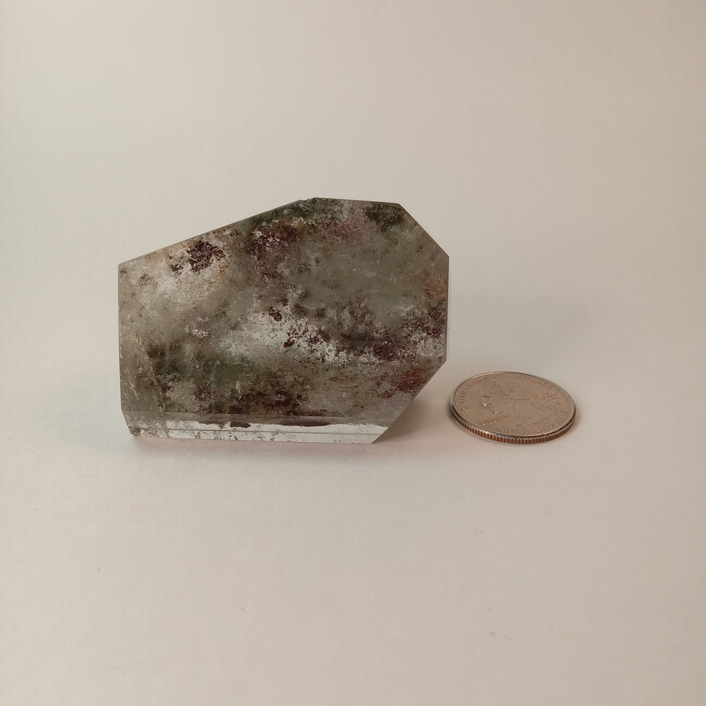 Garden Quartz Free Form with Misty Botanical Inclusions | GQF-018