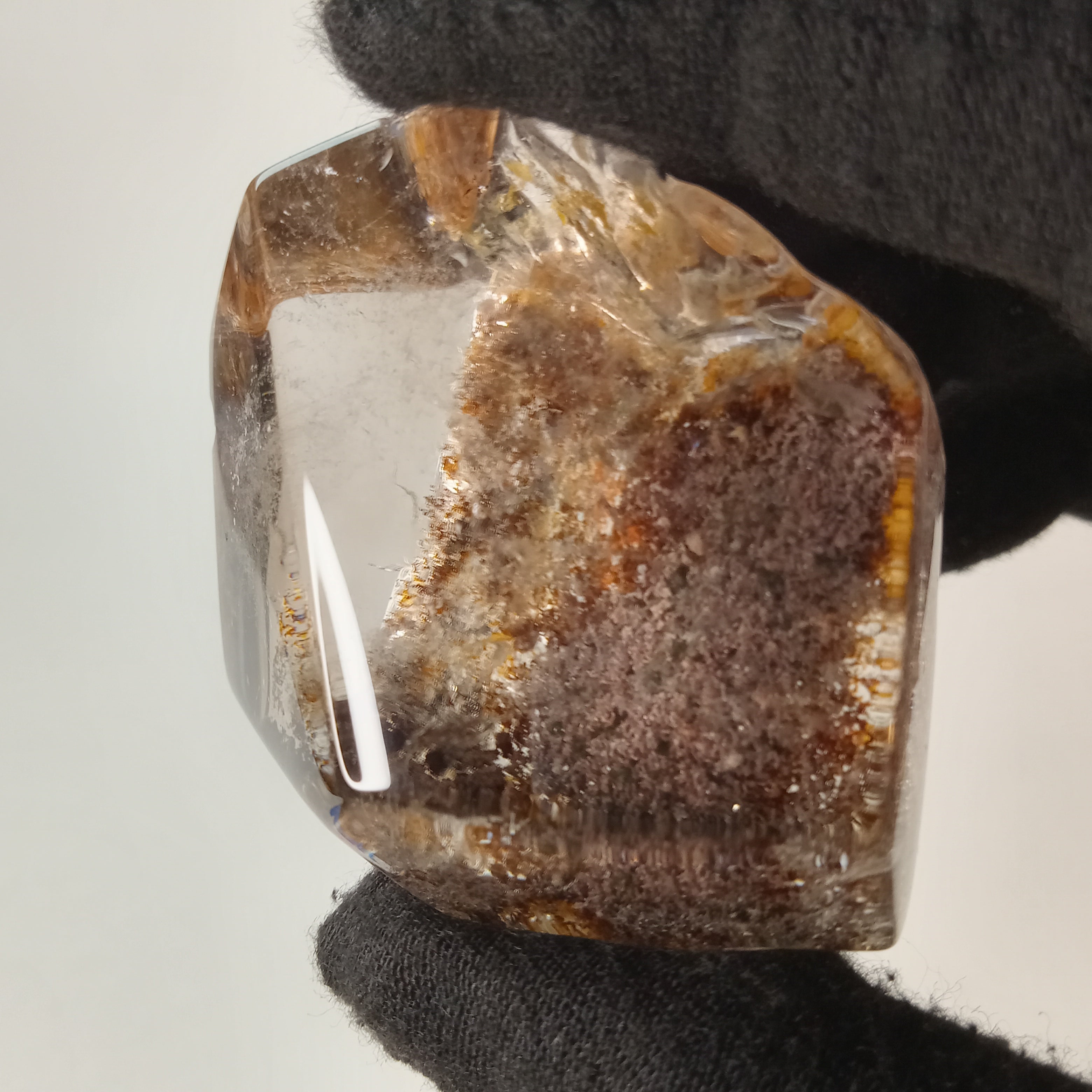 Garden Quartz Free Form with Earthbound Mineral Landscape | GQF-019