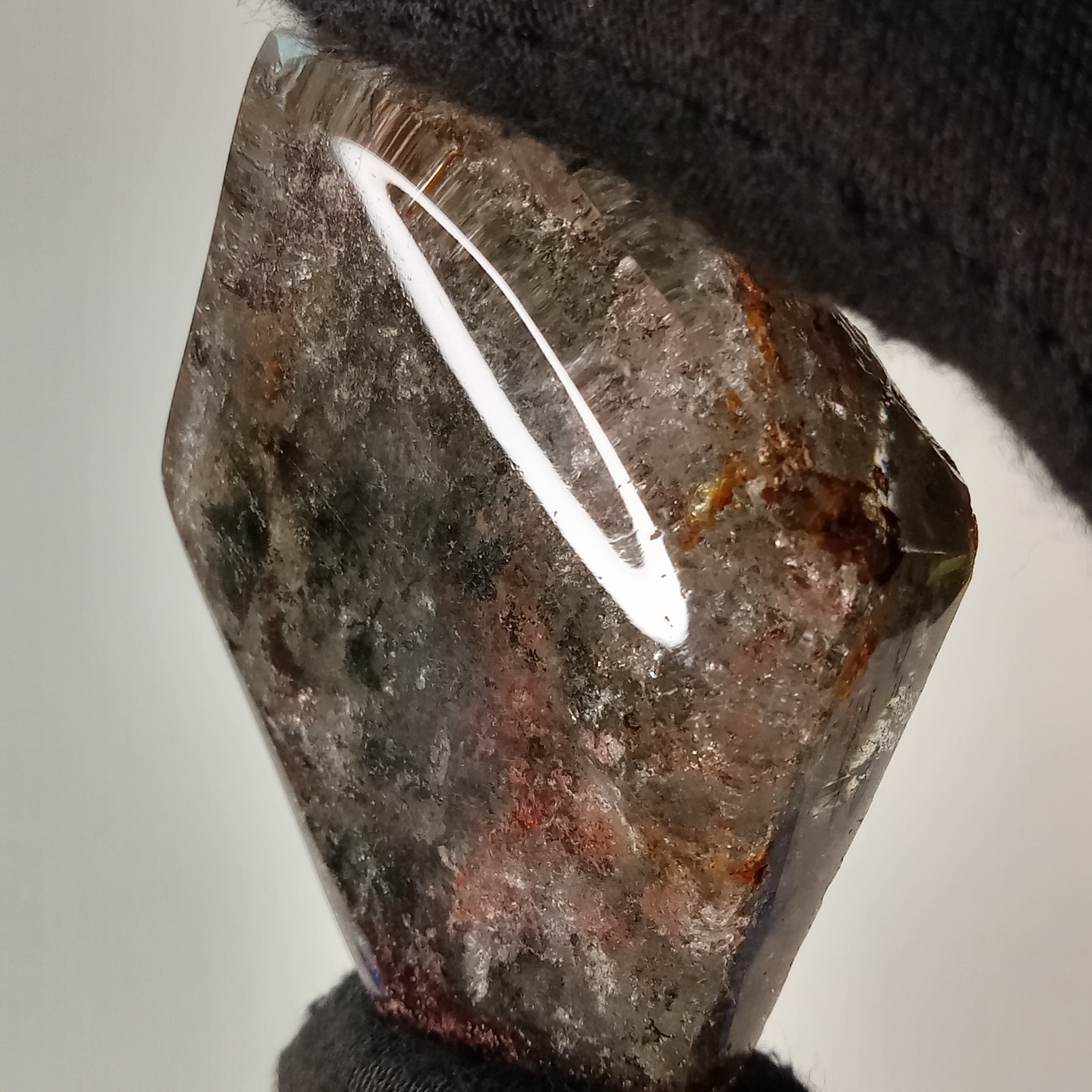 Garden Quartz Free Form with Forest Floor Mineral Inclusions | GQF-020
