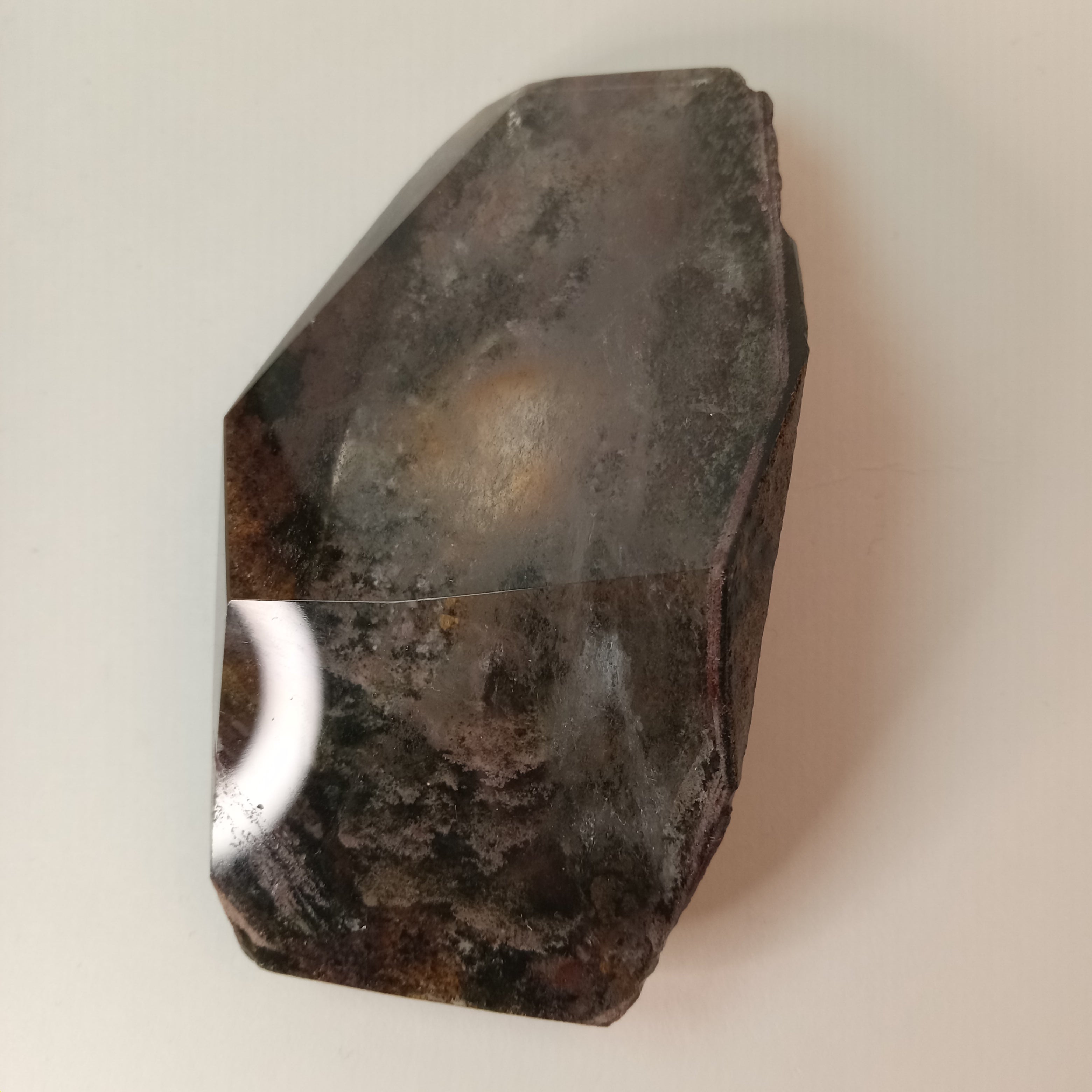 Garden Quartz Free Form with Layered Woodland Landscape | GQF-022